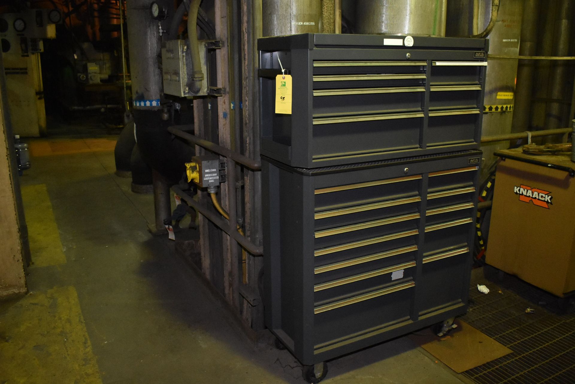 Rock River Tool Box Mounted on 4 Casters