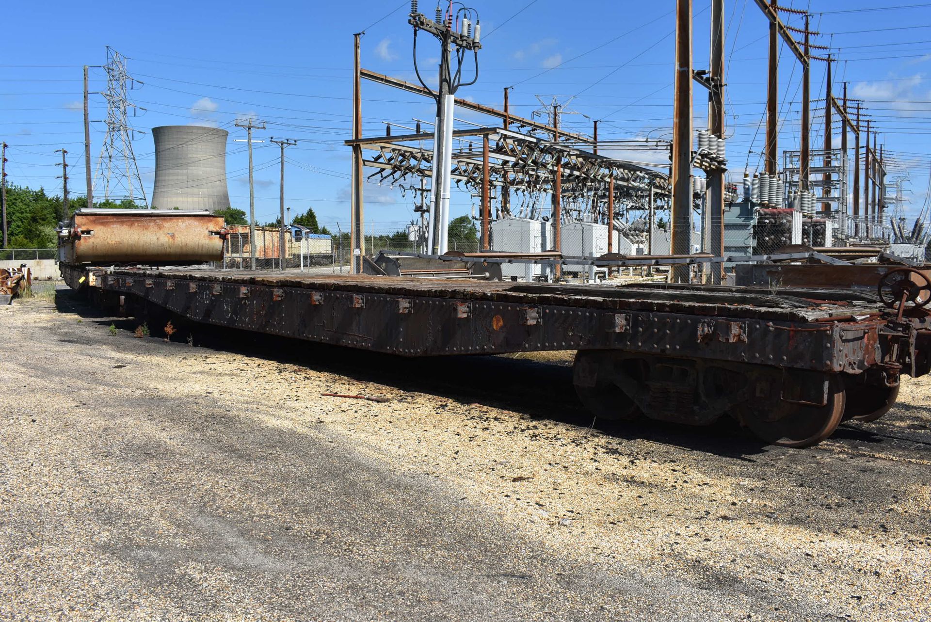 Flatbed Rail Car, Weight Approx. 43,000 lbs. - Image 2 of 2