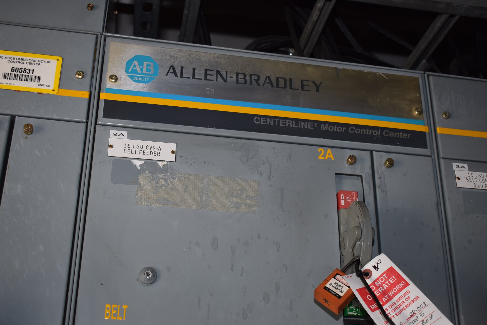Allen Bradley Centerline Motor Control Center, MCC Panel B - Image 2 of 3