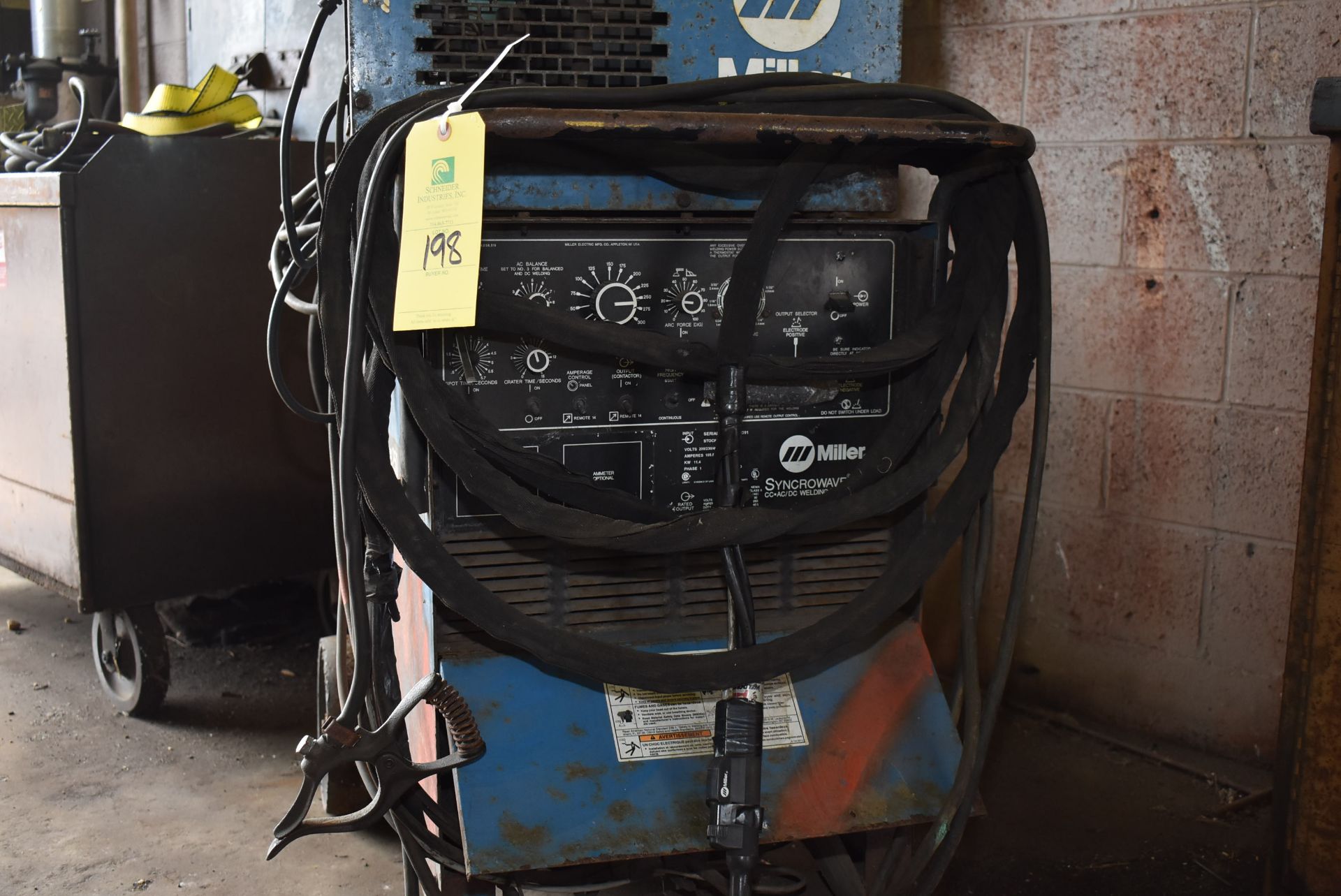 Miller Sycrowave 250 Welder, Includes Miller Radiator 2A Cooling System, Note - Does Not Include - Image 2 of 2