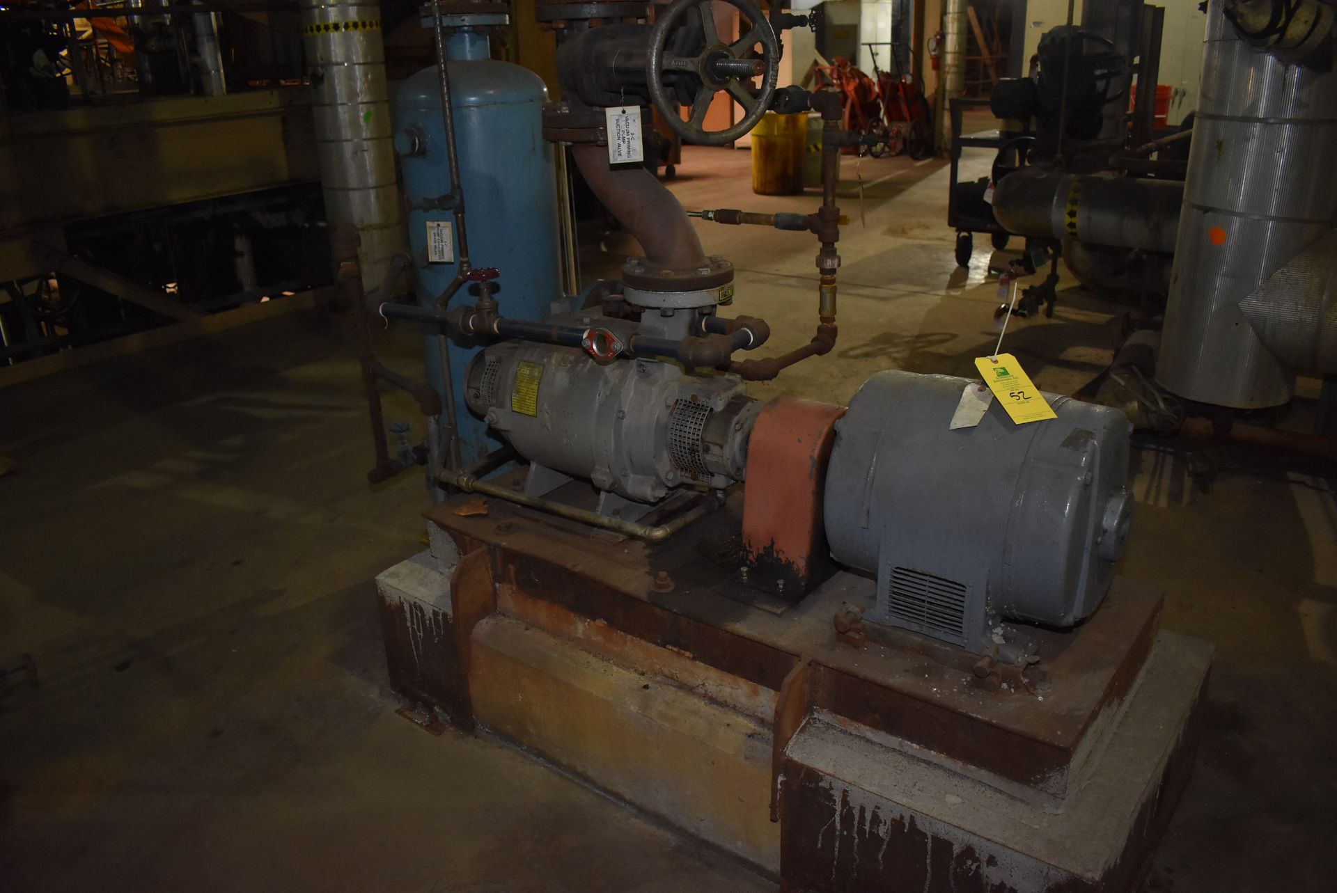 Nash Type SC475 Vacuum Pump w/5 HP Motor w/Tank