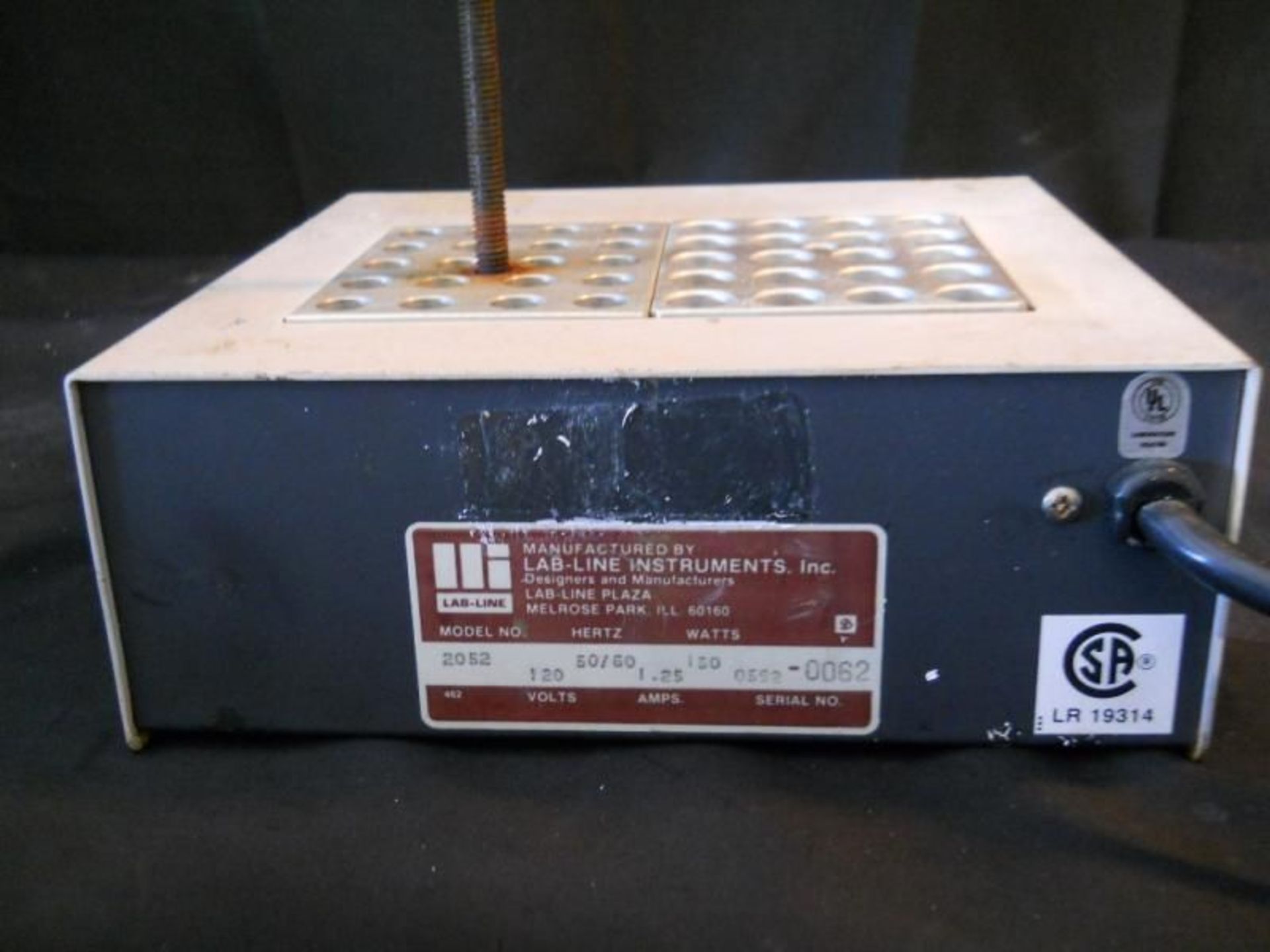 Lab-Line Instruments Multi-Blok (Block) Heater Model 2052, Qty 1, 330960122843 - Image 5 of 7