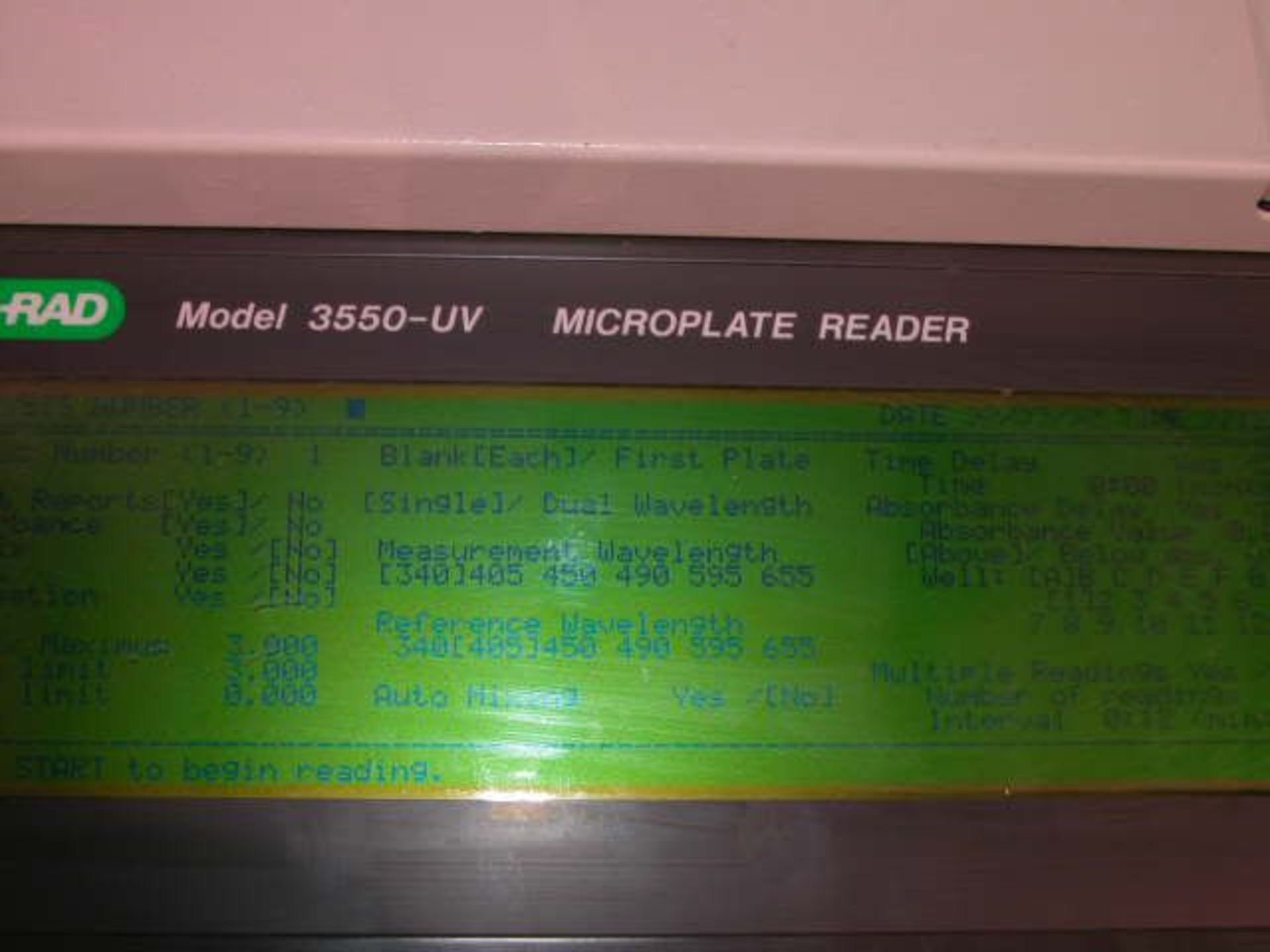 Bio Rad 3550-UV Microplate Reader, Qty 1, 320787687186 - Image 4 of 8
