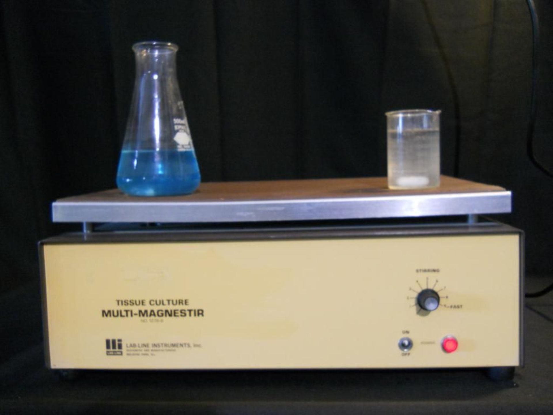 Lab Line Instruments Tissue Culture Multi-Magnestir (Stirrer Mixer) Model 1278-8, Qty 1,