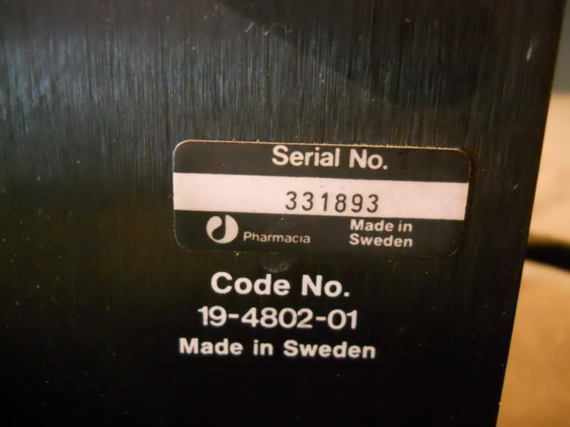 Pharmacia Single Path Monitor UV-1/214 Optical Unit Code # 19-4802-01 (19480201), Qty 1, - Image 4 of 6