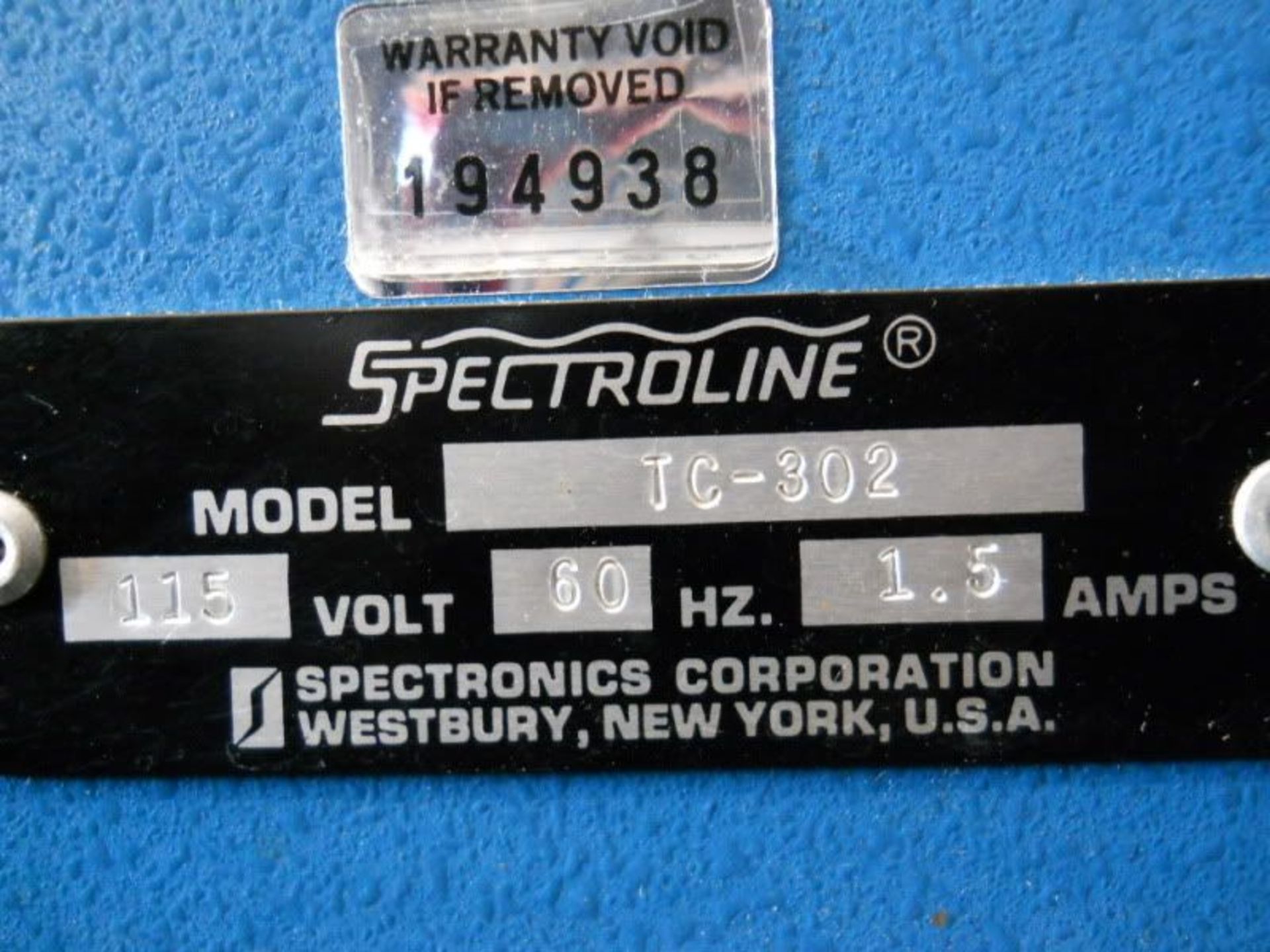 Spectroline Model TC-302 Transilluminator 302nm Ultraviolet, Qty 1, 221054896063 - Image 6 of 7