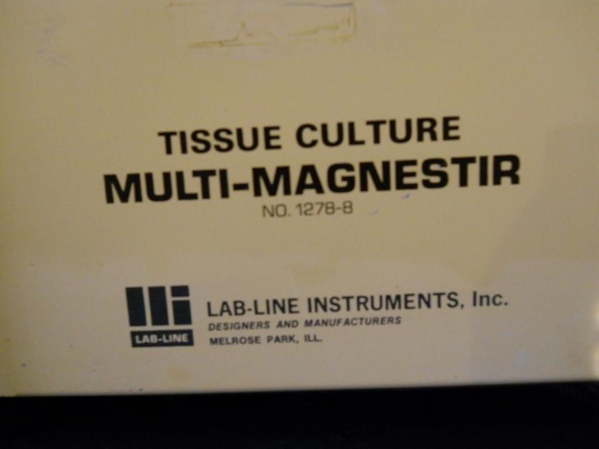 Lab Line Instruments Tissue Culture Multi-Magnestir (Stirrer Mixer) Model 1278-8, Qty 1, - Image 2 of 6