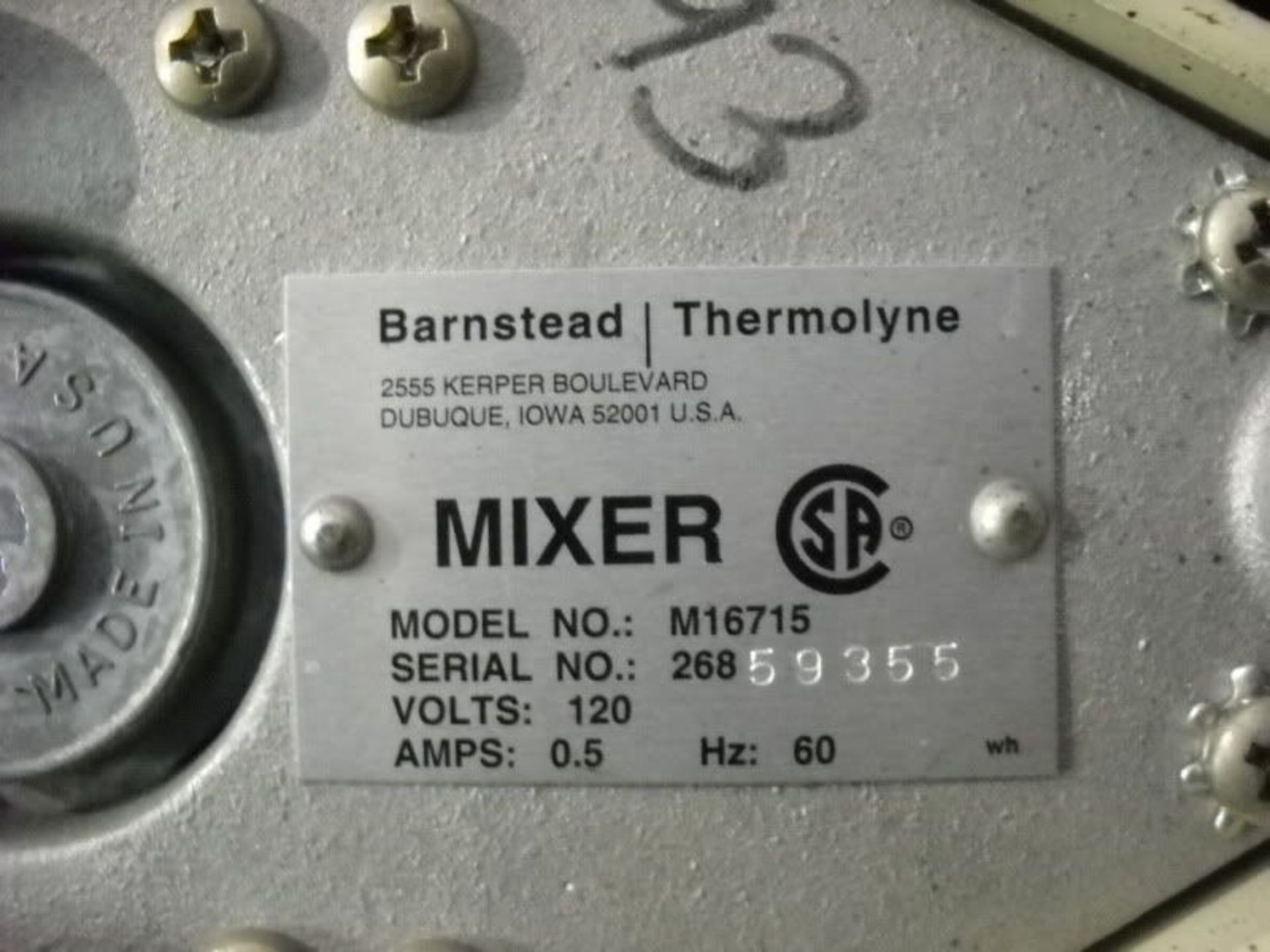 Barnstead Thermolyne Maxi Mixer Vortexer Shaker Model 16715, Qty 1, 221113336586 - Image 5 of 5