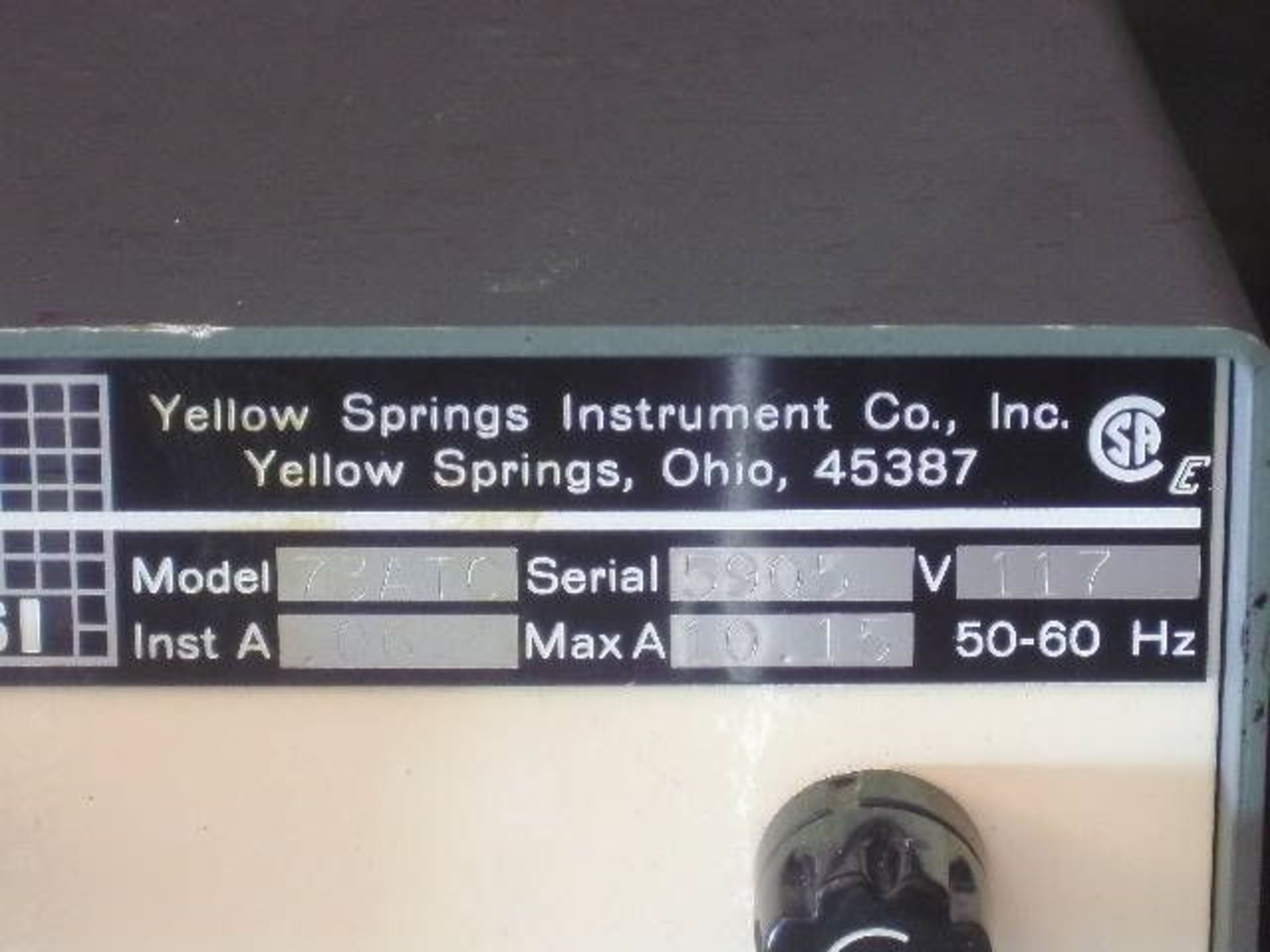 YELLOW SPRINGS INS. MODEL# 73 ATC INDICATING CONTROLLER, Qty 1, 321469034612 - Image 5 of 5