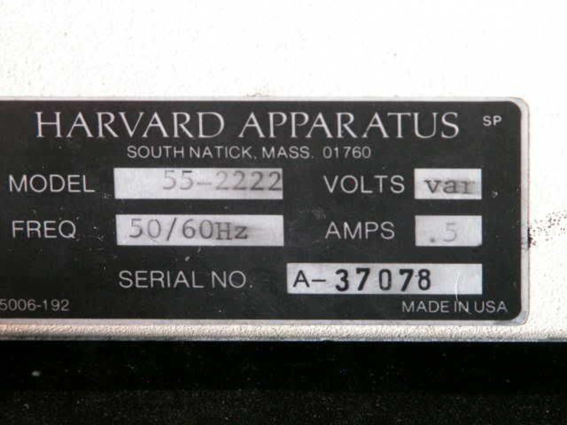 Harvard Apparatus Model 22 Dual Syringe Infusion Pump 55-2222, Qty 1, 221010581085 - Image 7 of 7