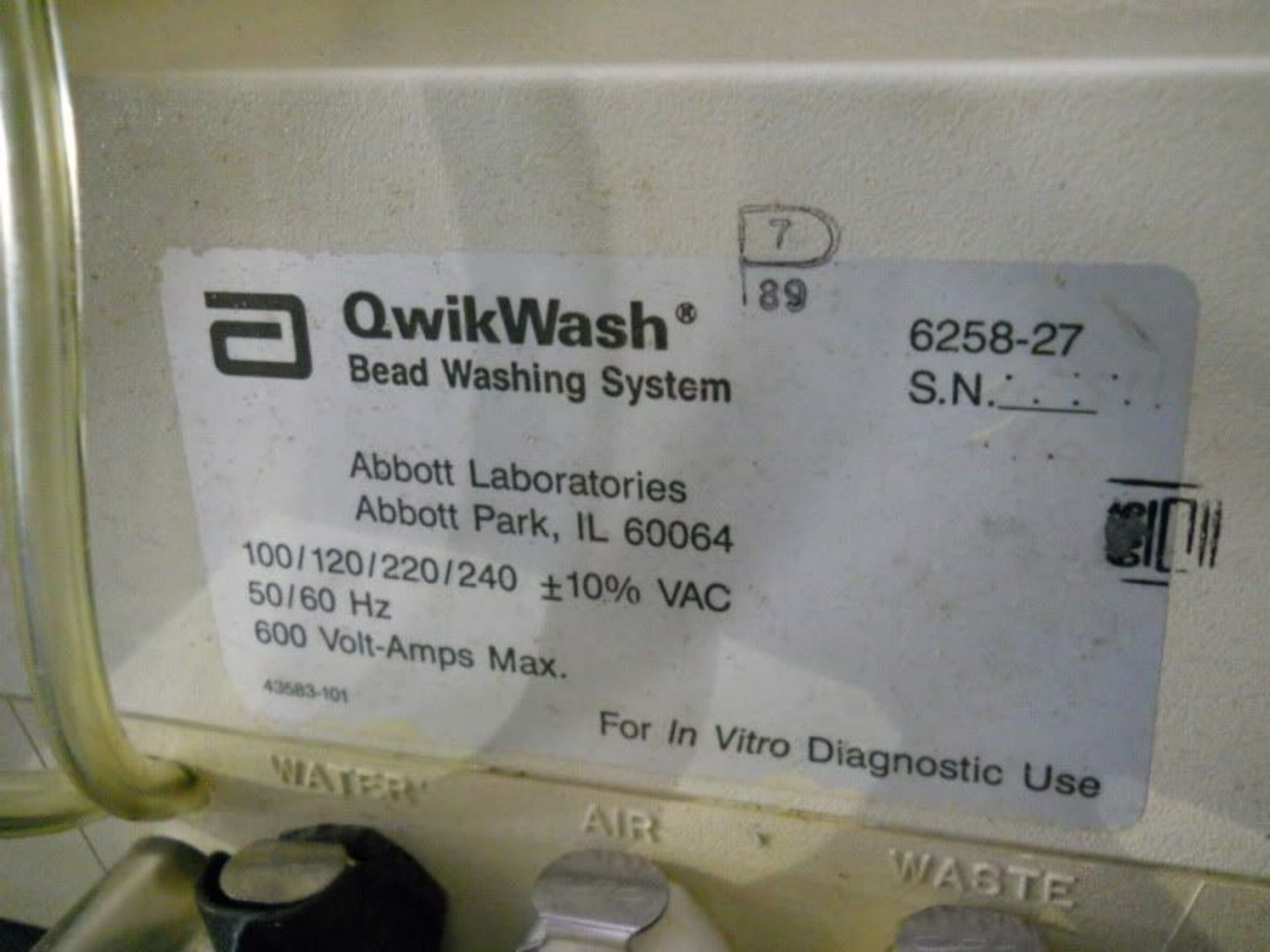 Abbott Laboratories QwikWash Bead Washing Station & Commander Wash Cart, Qty 1, 320990775505 - Image 11 of 15