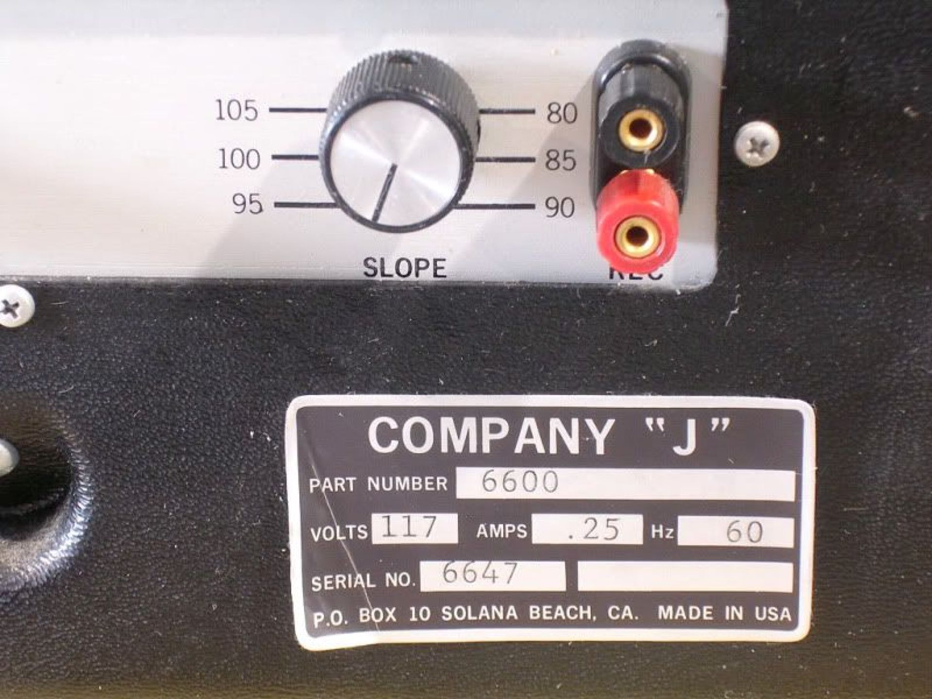 Capco J-3A pH Analyzer Part No. 6600, Qty 1, 331948533112 - Image 5 of 5