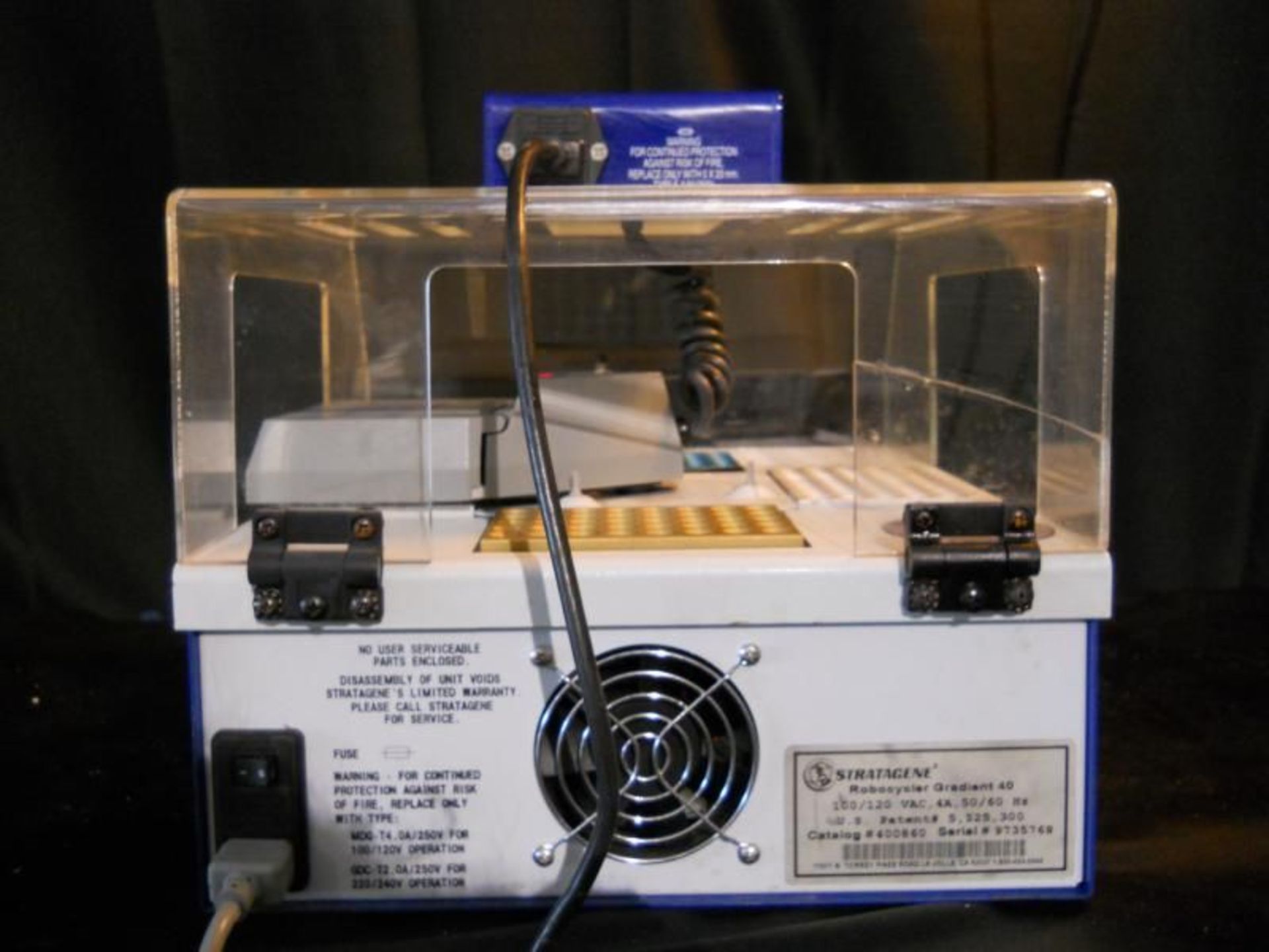 Stratagene Robocycler Gradient 40 Thermal Cycler PCR DNA With Hot Top #11, Qty 1, 221222495636 - Image 4 of 12