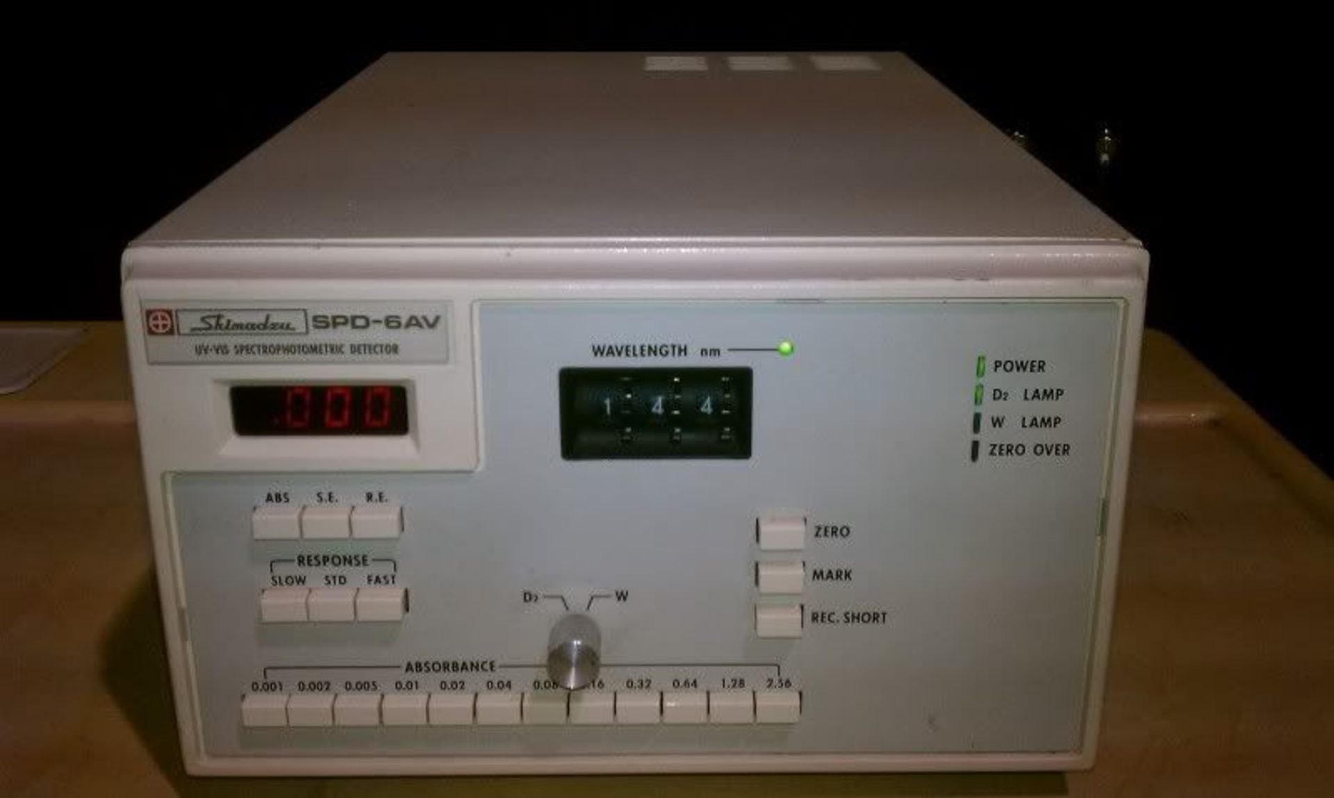 Shimadzu SPD-6AV Spectrophotometer Detector UV-VIS HPLC, Qty 1, 220748006545