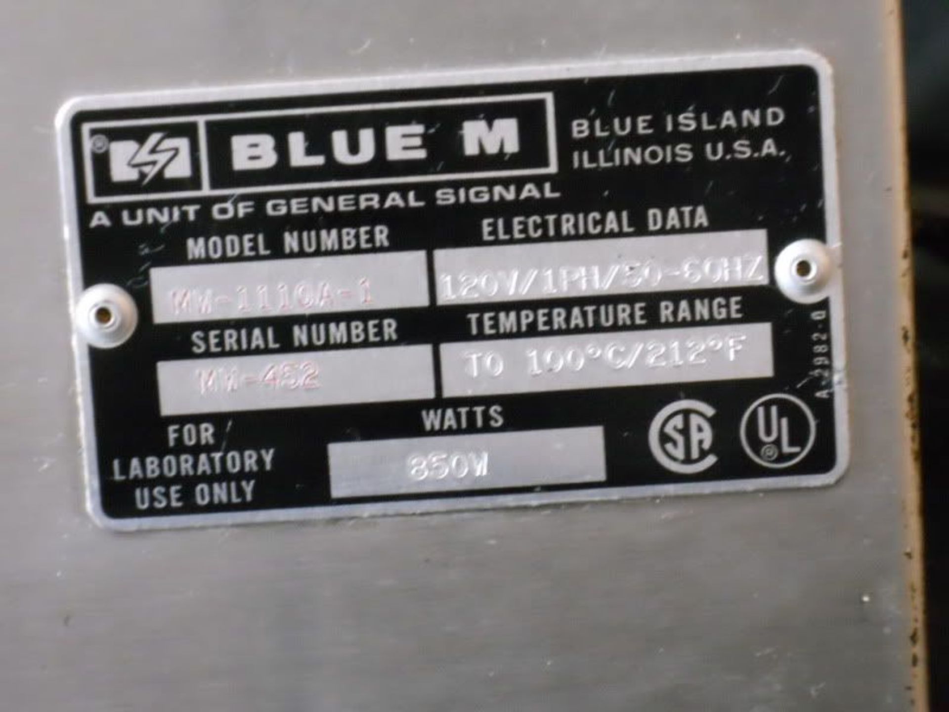 Blue M Magni Whirl Constant Temp. Water Bath MW1110A-1 (Parts), Qty 1, 320895392027 - Image 8 of 8