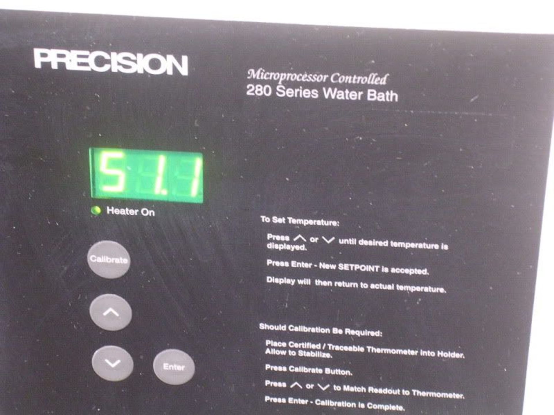Precision Scientific Microprocessor Controlled 280 Series Dual Heated Water Bath, Qty 1, - Image 3 of 8