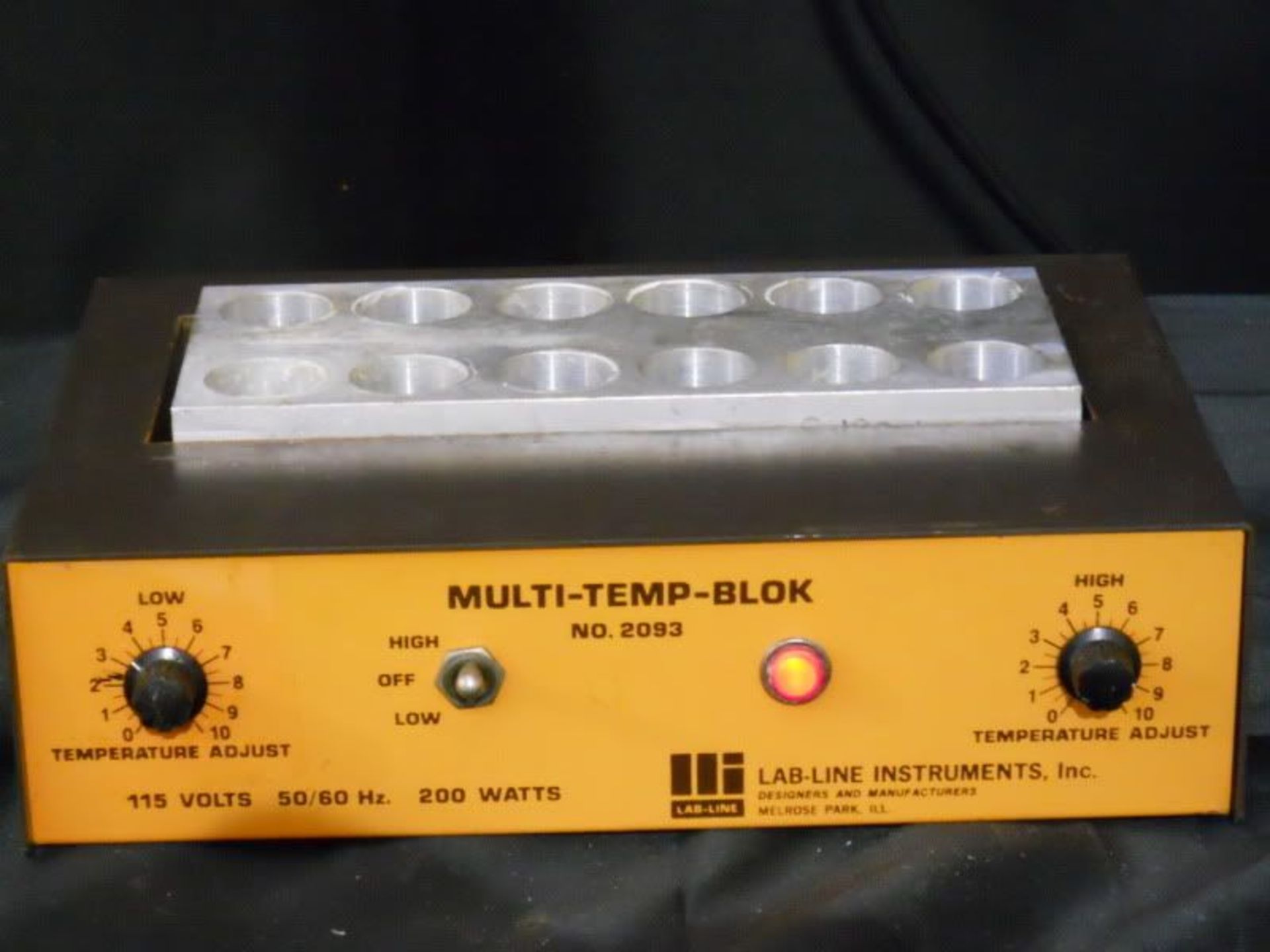 Lab-Line Instruments Multi-Blok Heater 2093 w/ 12 Place Well Block, Qty 1, 221117817406 - Image 2 of 5