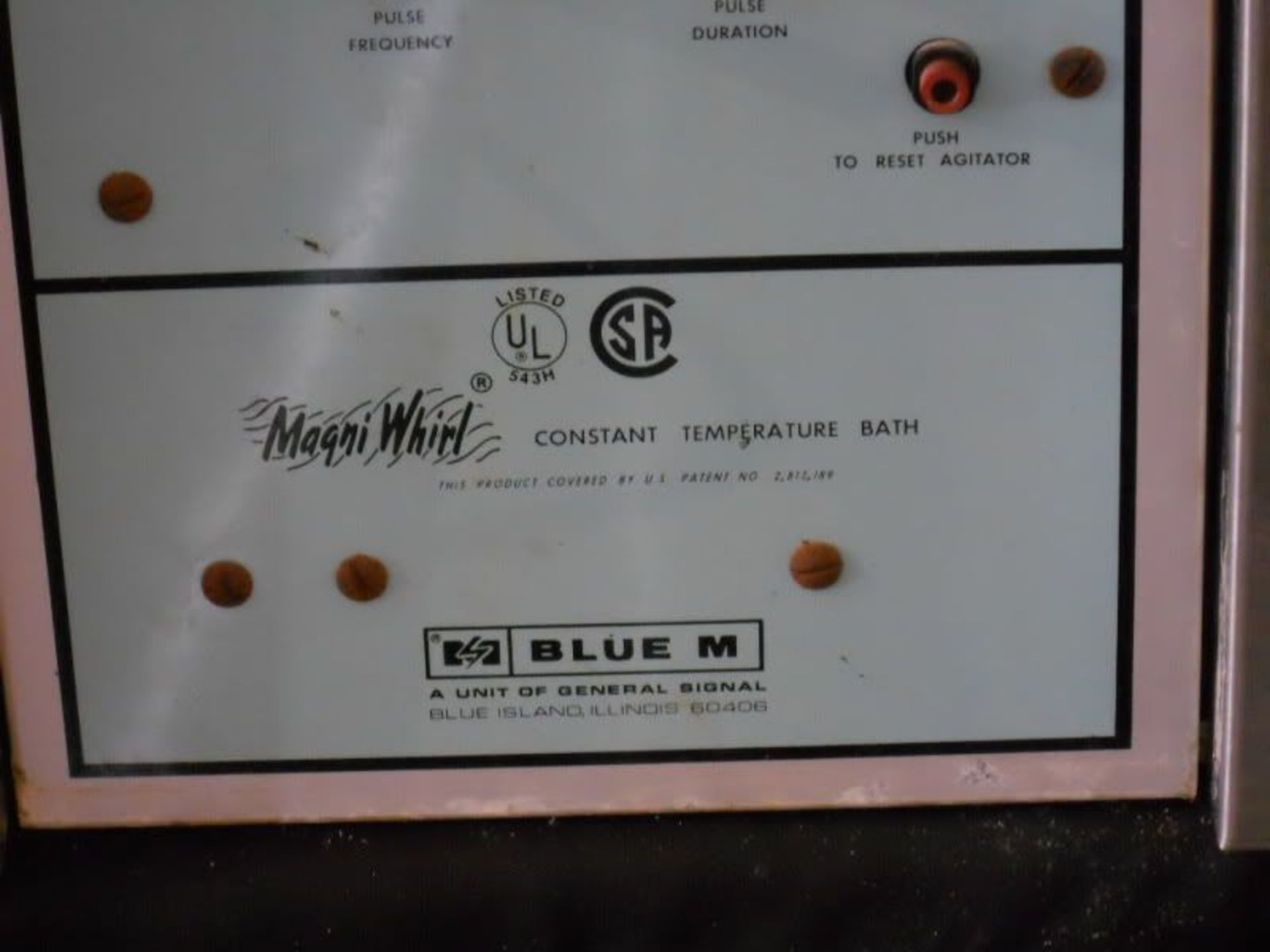 Blue M Magni Whirl Constant Temp. Water Bath MW1110A-1 (Parts), Qty 1, 320895392027 - Image 3 of 8