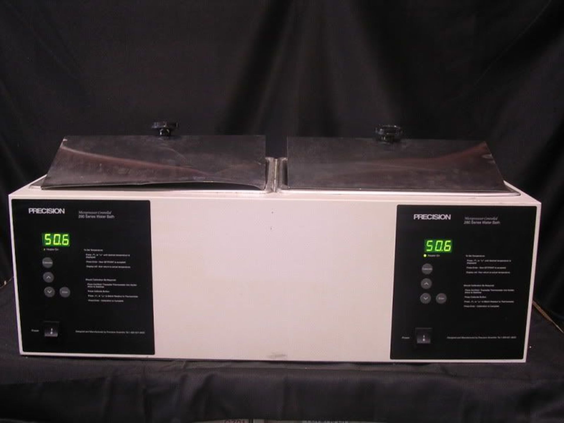 Precision Scientific Microprocessor Controlled 280 Series Dual Heated Water Bath, Qty 1,