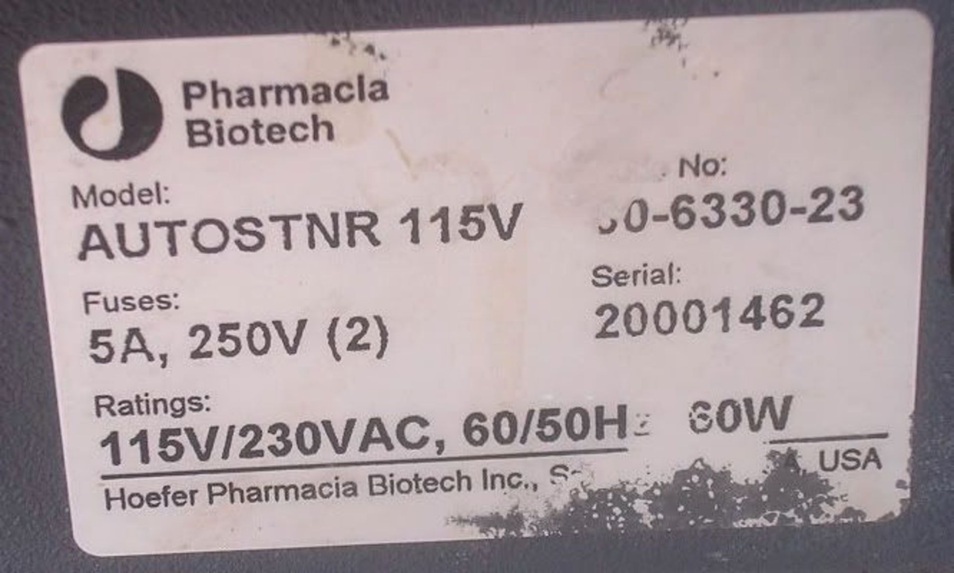 Pharmacia, Hoefer Automated Gel Stainer, Model AUTOSTNR, Qty 1, 221500812793 - Image 7 of 7
