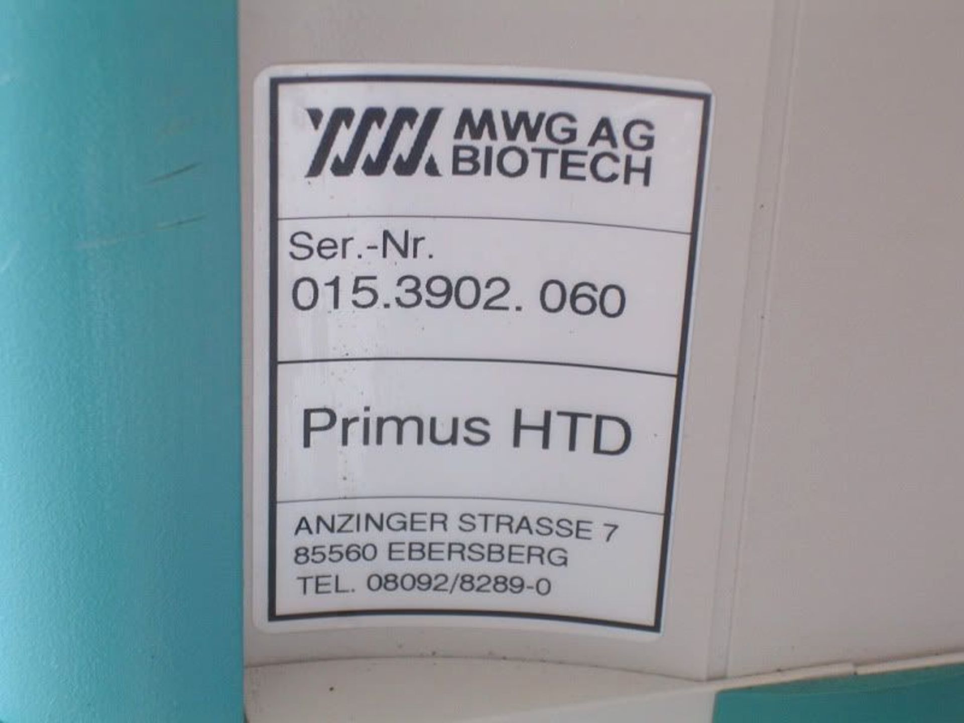 MWG AG Biotech, Primus HT Dual Thermal Cycler HTD PCR, Qty 1, 331261955760 - Image 7 of 8