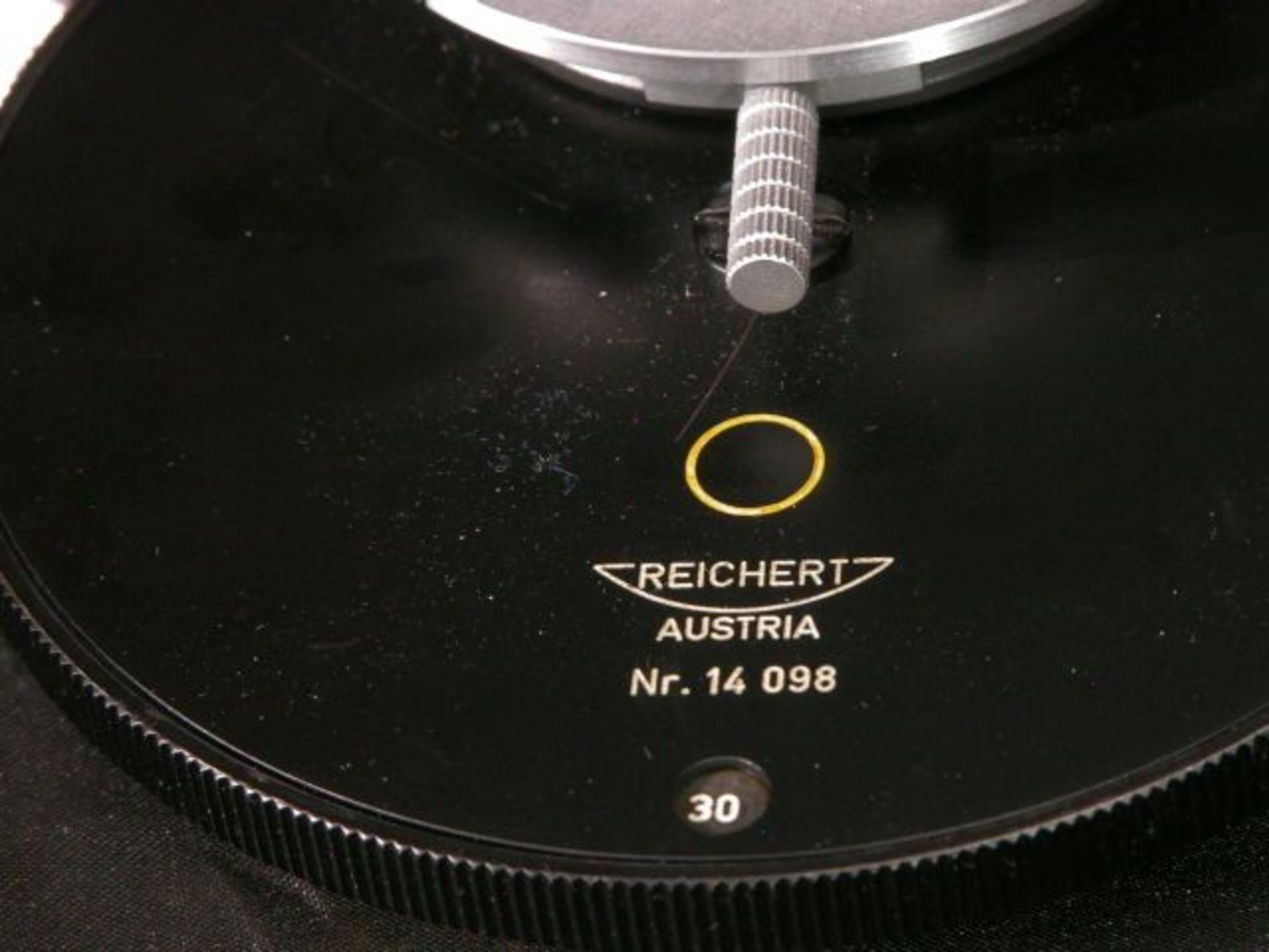 Reichert Austria MICROSCOPE Nr. 14 098 Condenser W/ Iris Dovetail 4 Lenses, Qty 1, 330795621392 - Image 2 of 6