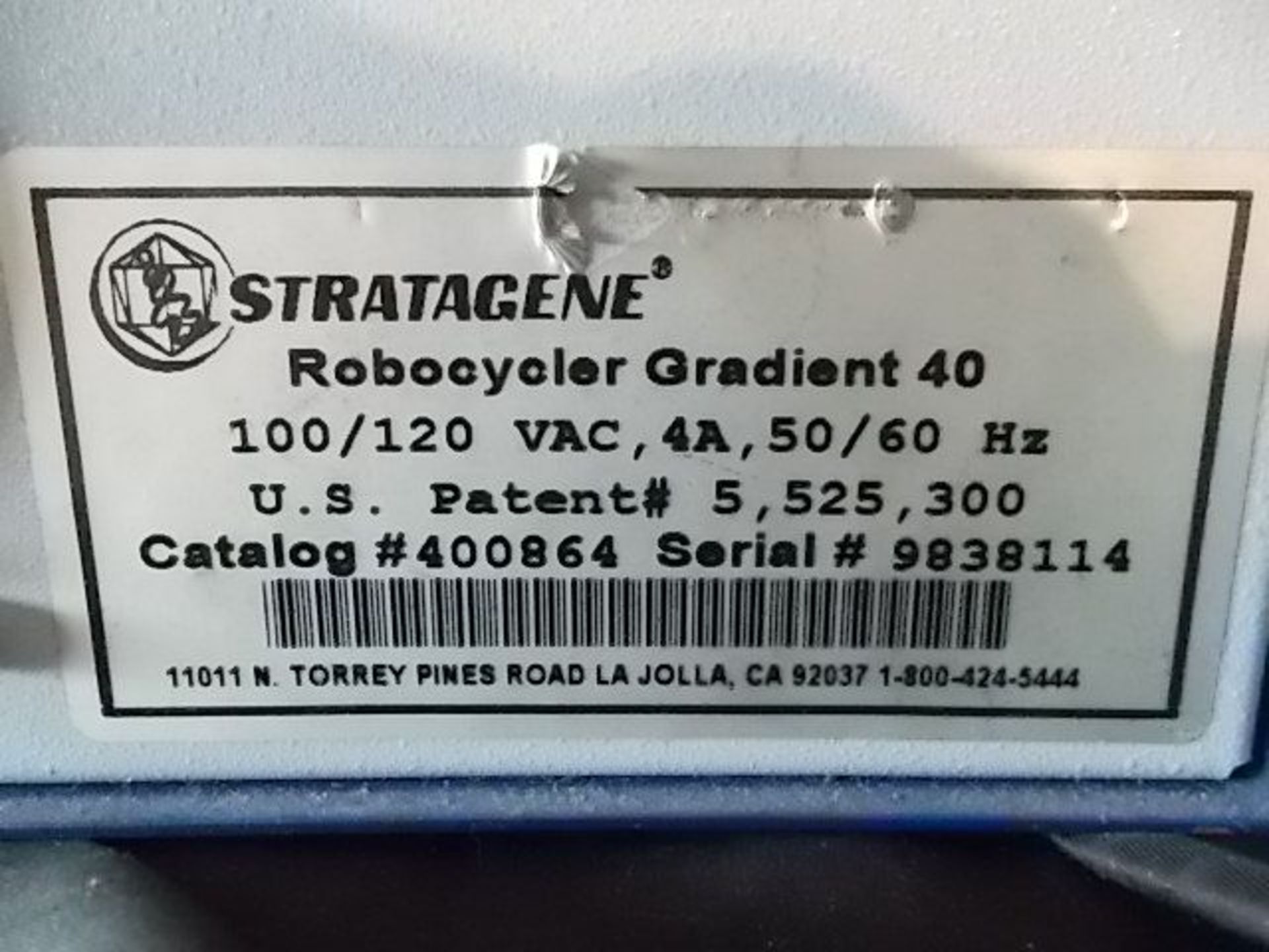 Stratagene Robocycler Gradient 40 Thermal Cycler PCR DNA With Hot Top, Qty 1, 330883751805 - Image 11 of 12