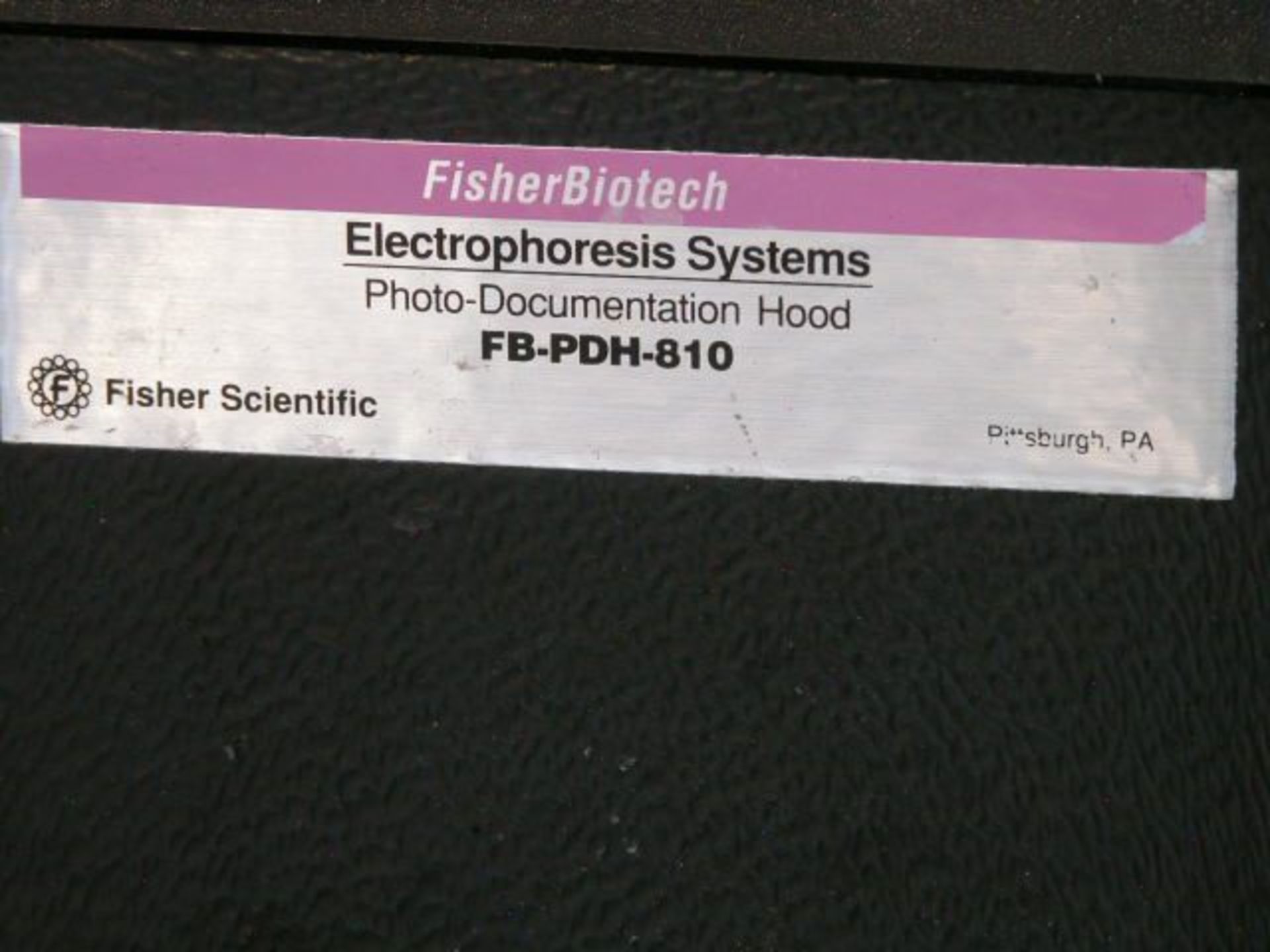 Fisher Electrophoresis Gel Camera Polaroid Hood FB-PDH-810 4 x 3 1/4 x 6 3/4" H, Qty 1, - Image 2 of 3