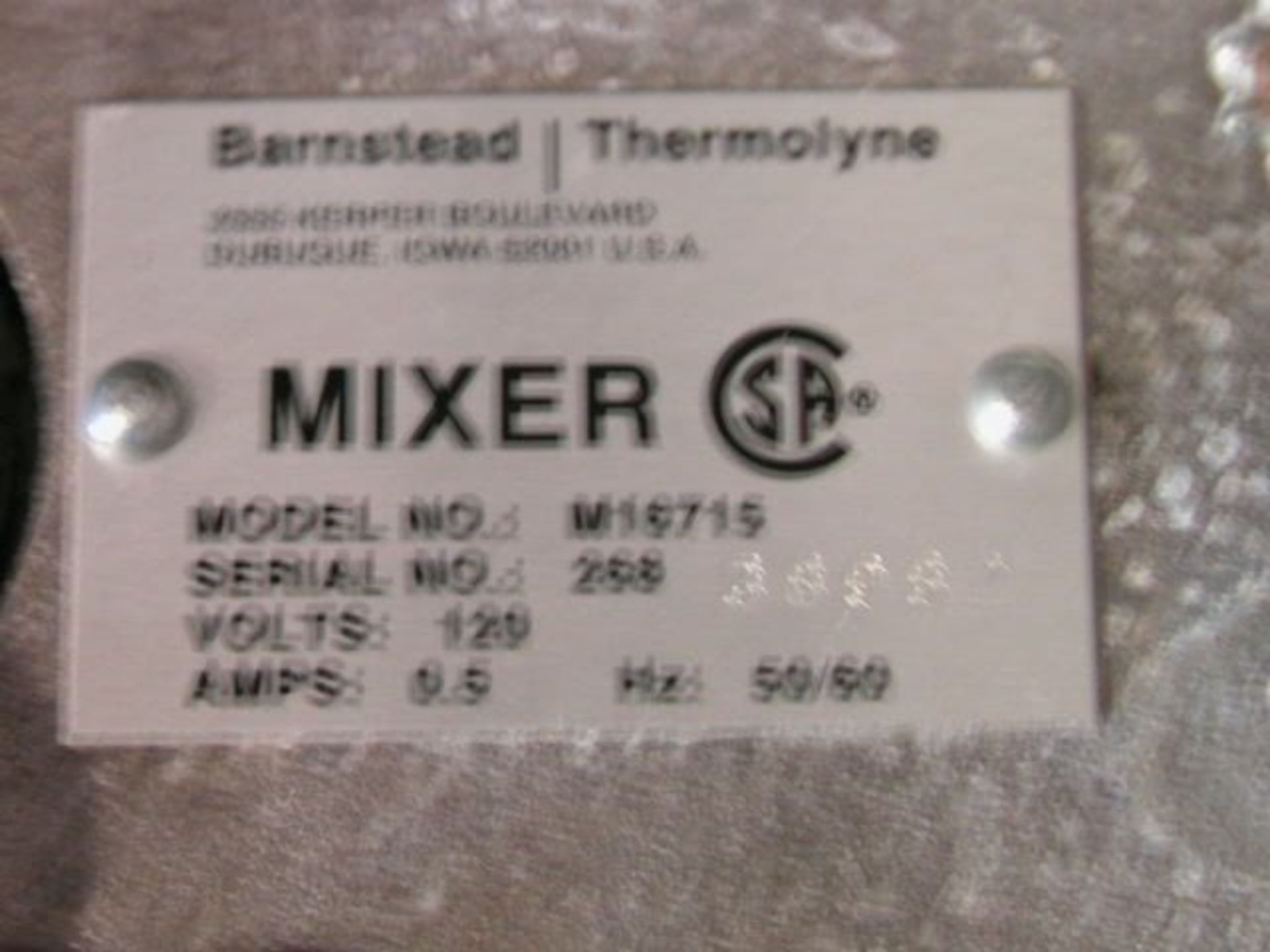 Barnstead Thermolyne Maxi Mixer vortexer Model 16715 Type 16700 Series, Qty 2, 221110751589 - Image 6 of 6