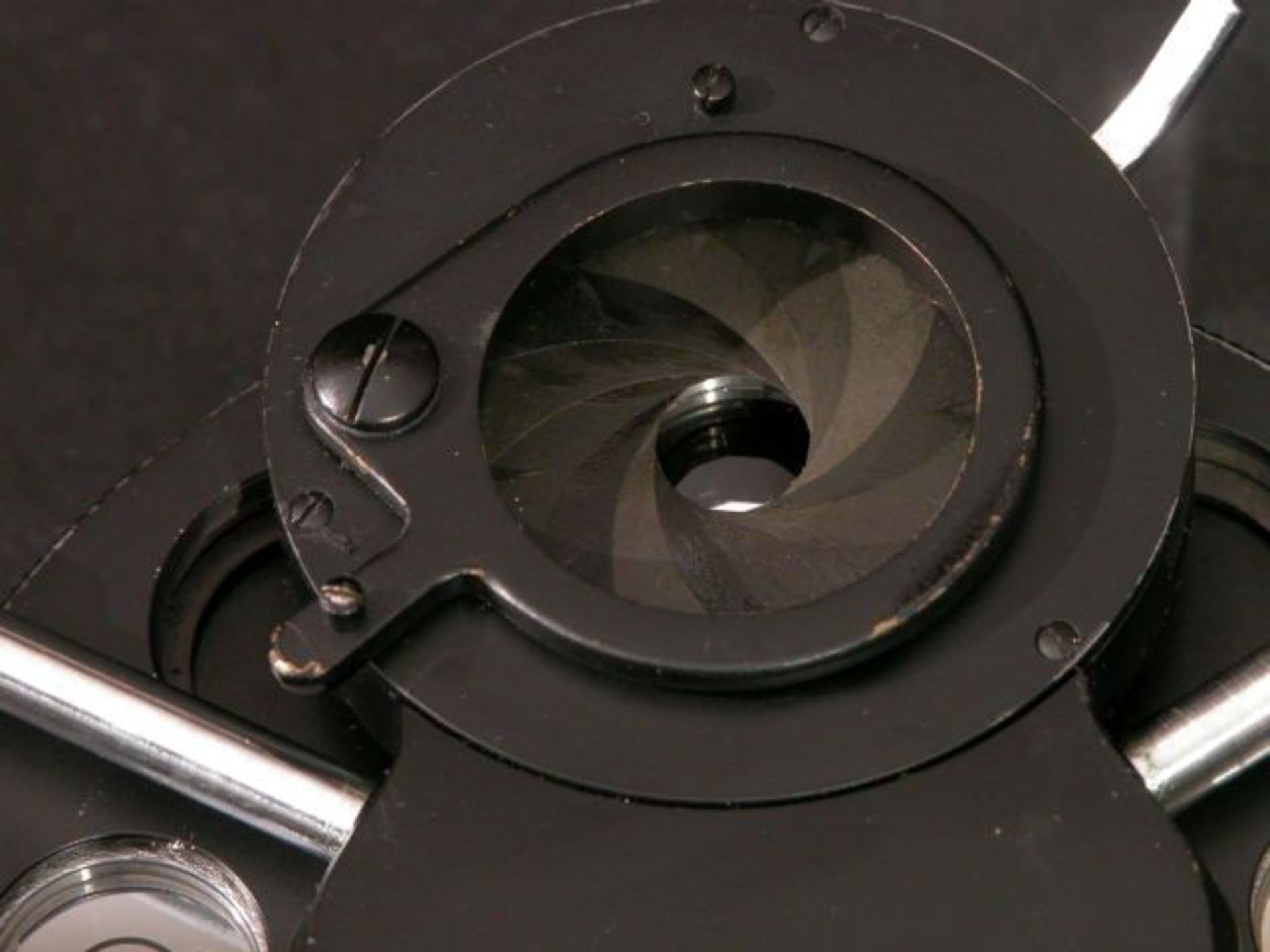 Reichert Austria MICROSCOPE Nr. 14 098 Condenser W/ Iris Dovetail 4 Lenses, Qty 1, 330795621392 - Image 5 of 6