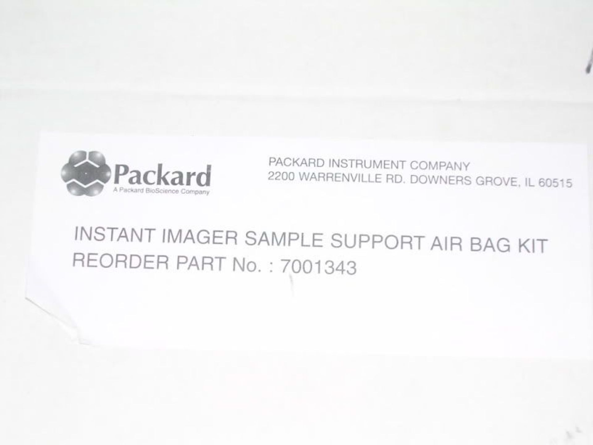 Packard InstantImager Sample Support Air Bag 7001343, Qty 1, 220585288063 - Image 2 of 7