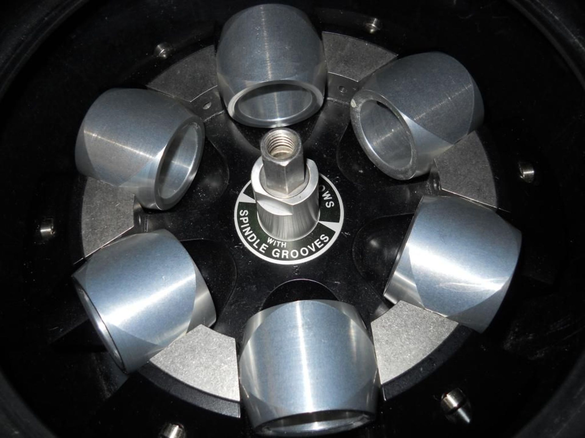 Beckman JS 13.1 Aluminum Swing Bucket Rotor w/ 6 50mL Tubes & Lid, Qty 1, 321076289708 - Image 5 of 7