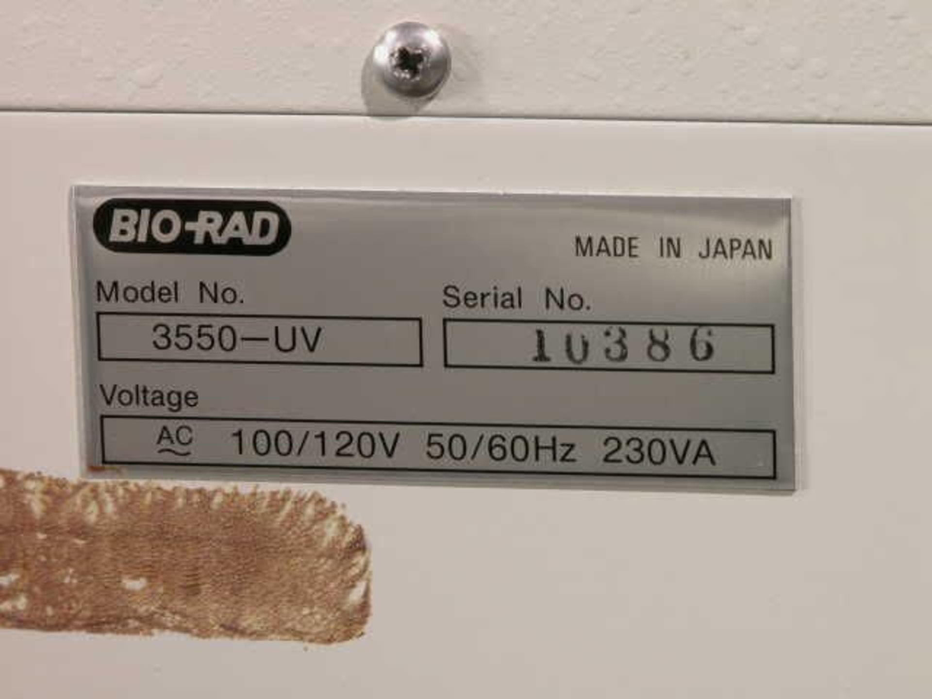 Bio Rad 3550-UV Microplate Reader, Qty 1, 320787687186 - Image 8 of 8