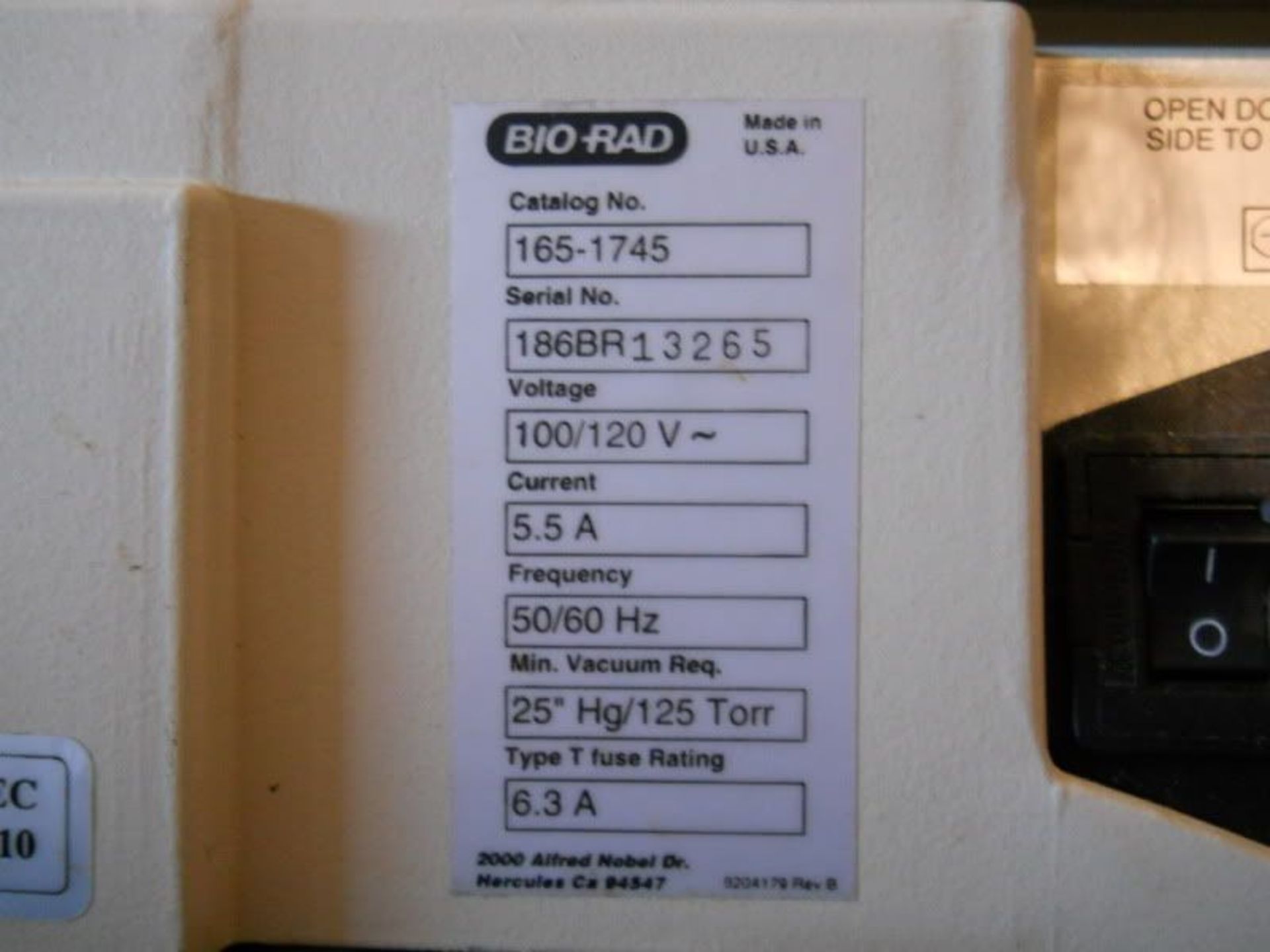 Bio-Rad Gel Dryer Model 583 Electrophoresis (BioRad) #11, Qty 1, 221168207021 - Image 6 of 8