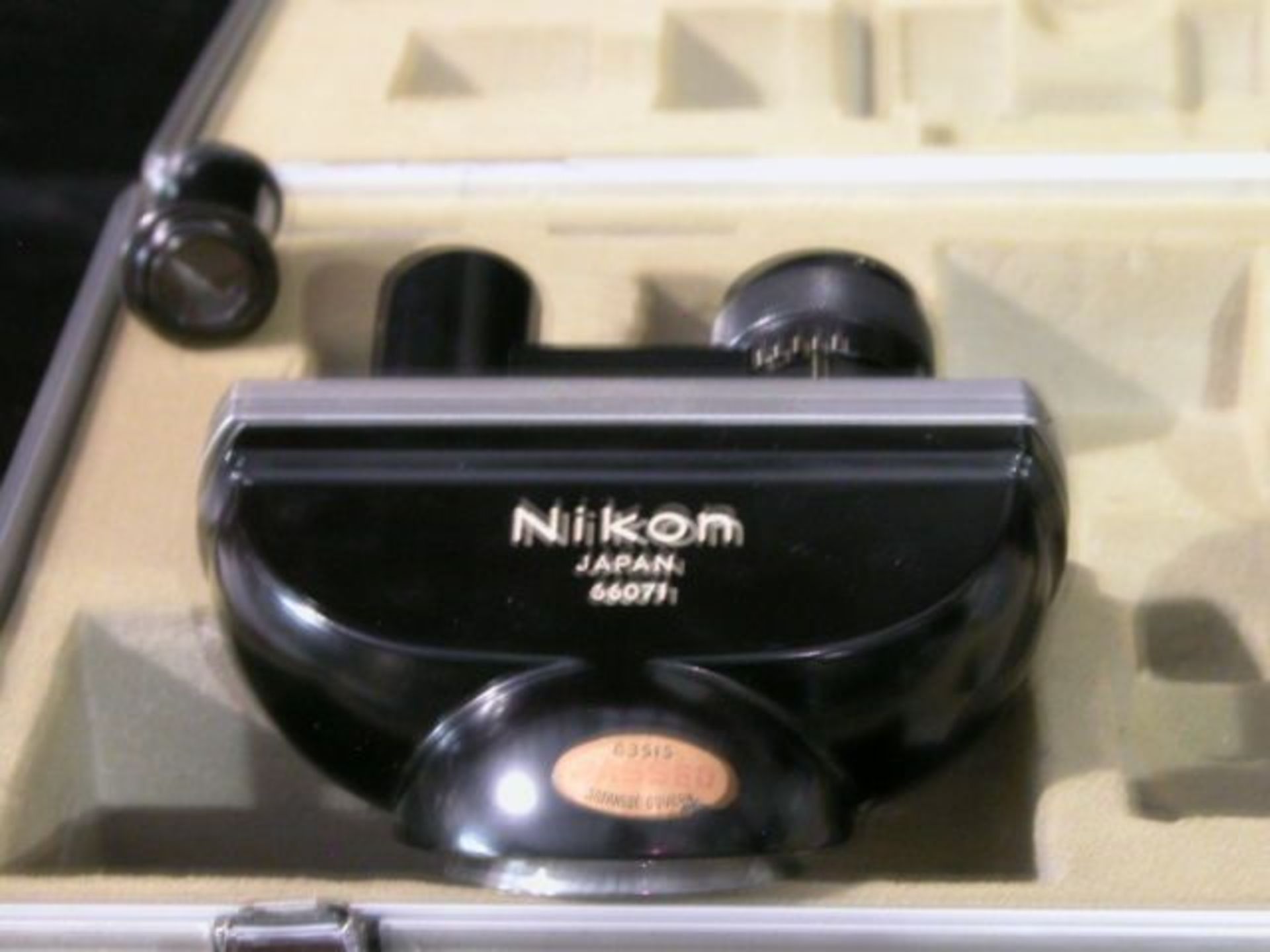 Nikon Microscope Binocular Head Piece Headpiece W/ Viewer & Case 66071, Qty 1, 221124965554 - Image 5 of 12