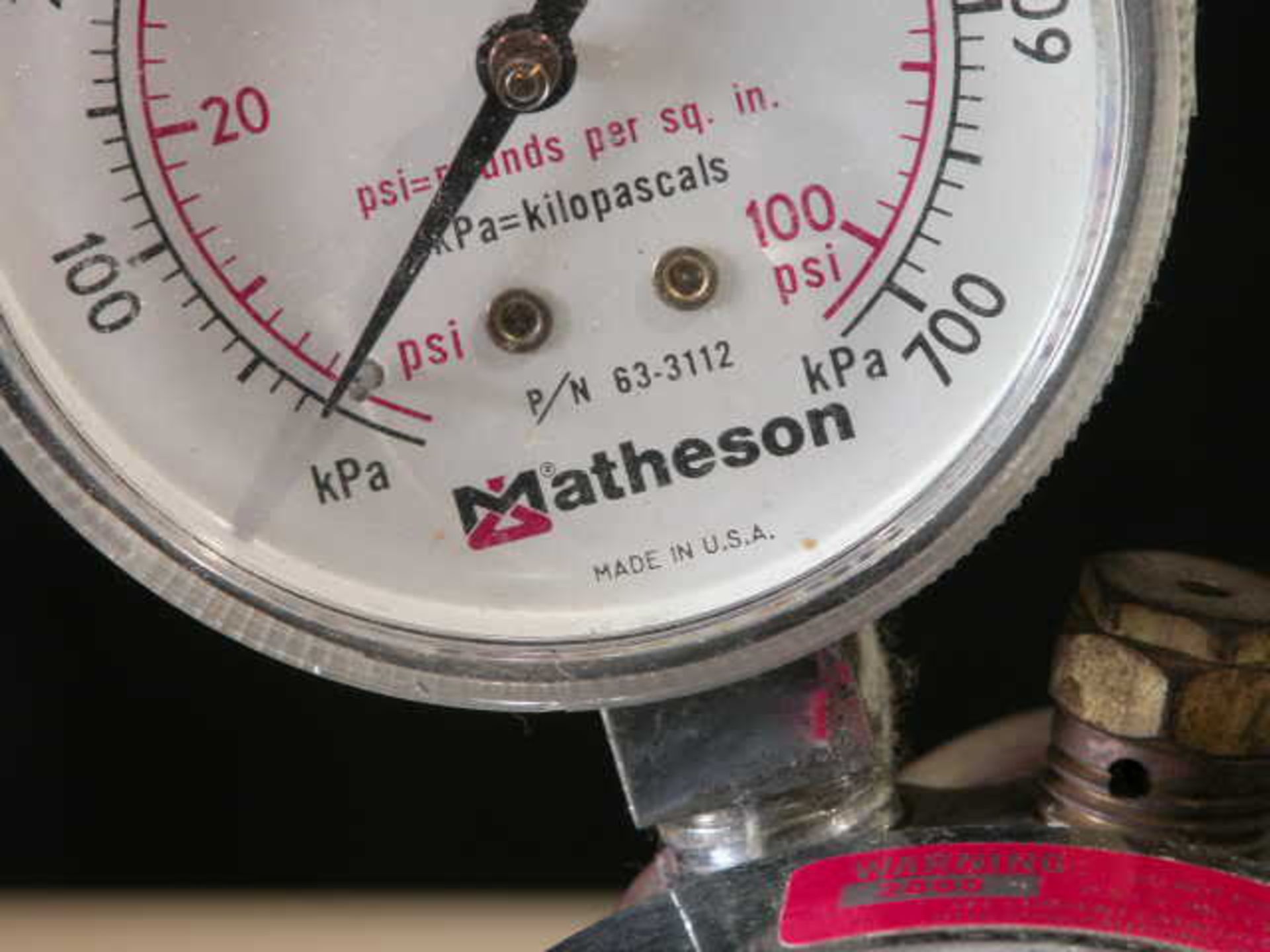 MATHESON GAS REGULATOR MODEL 8-580, Qty 1, 331262599587 - Image 4 of 5
