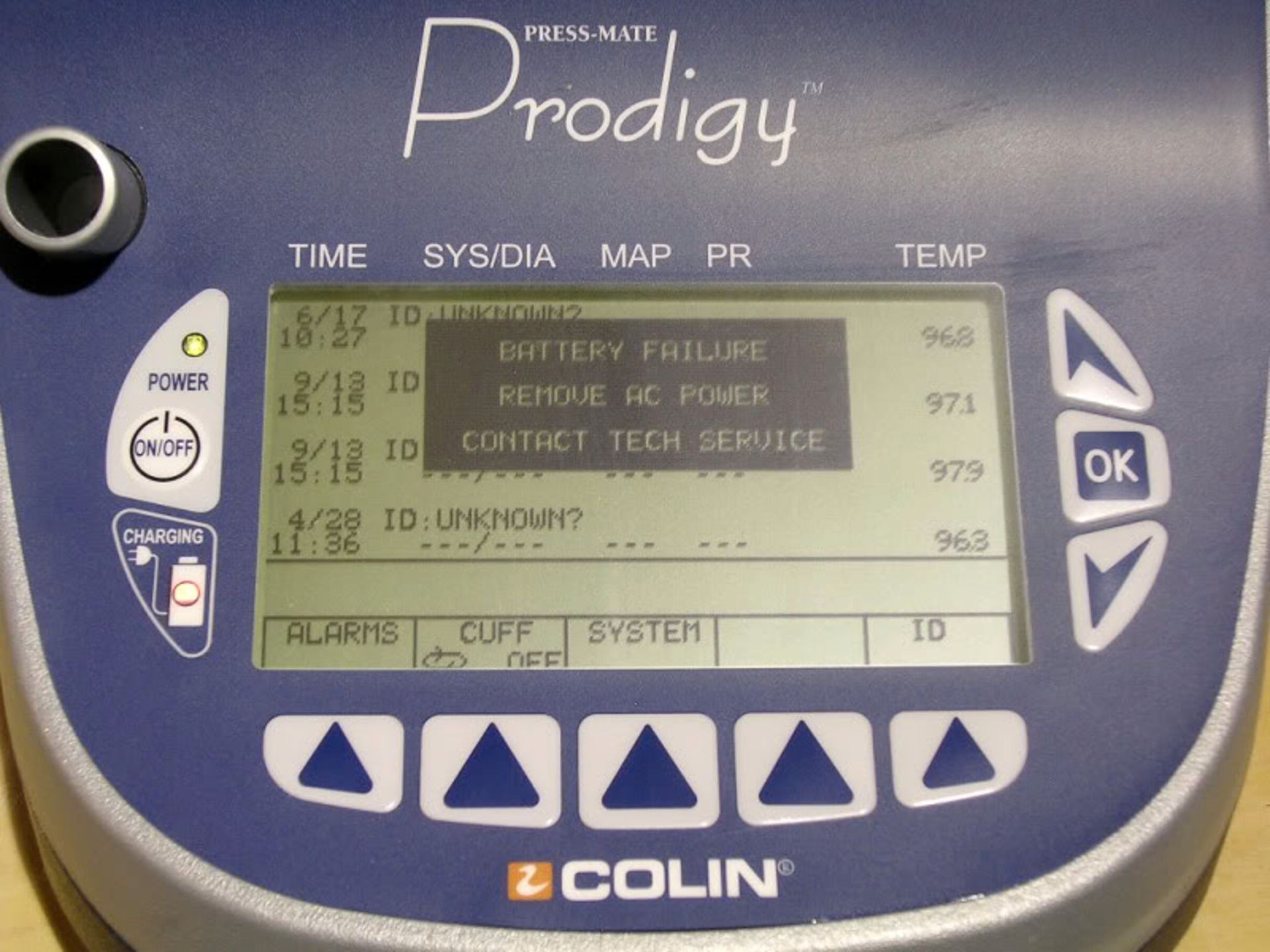 Colin/ Press-Mate, Prodigy Patient Monitor, Model 2120, Qty 1, 220691980619 - Image 4 of 8