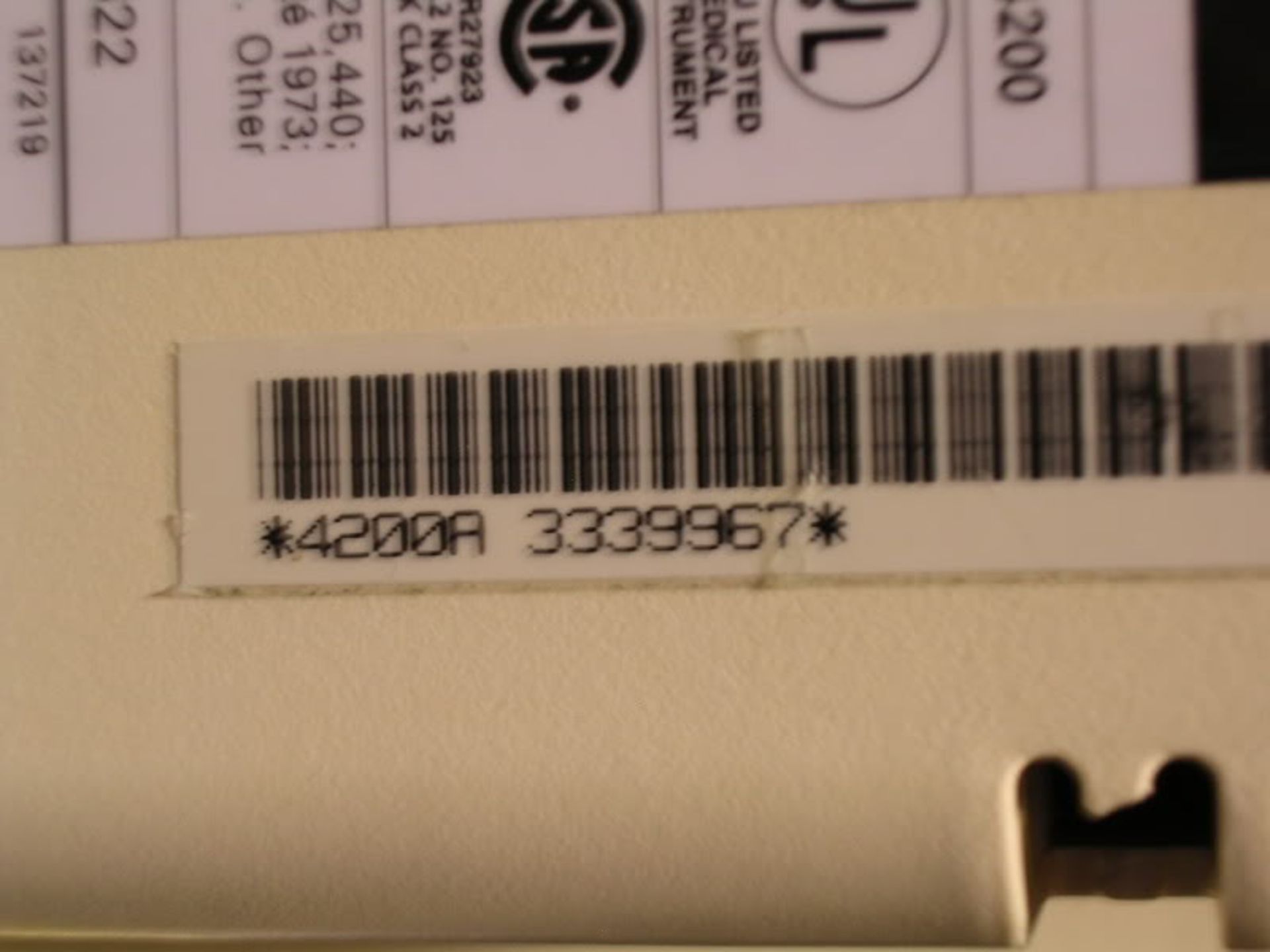 IVAC Model 4200A Vital Check Monitor **, Qty 1, 220759281186 - Image 6 of 6