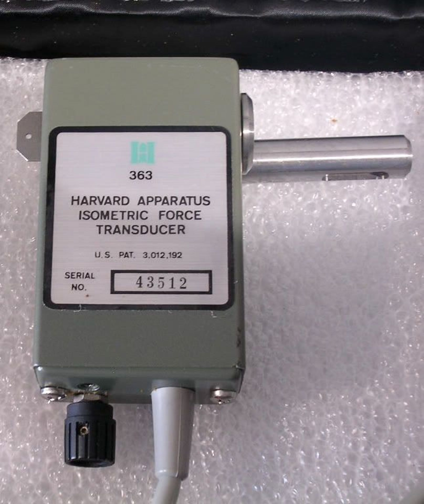 HARVARD APPARATUS Isometric Force Transducer, Model 363, Qty 1, 321468690838 - Image 2 of 4