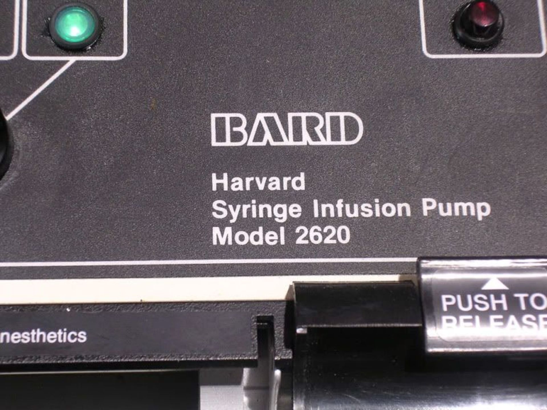 Harvard, Laboratory Syringe Infusion Pump, model 2620, Qty 1, 222227683743 - Image 2 of 6