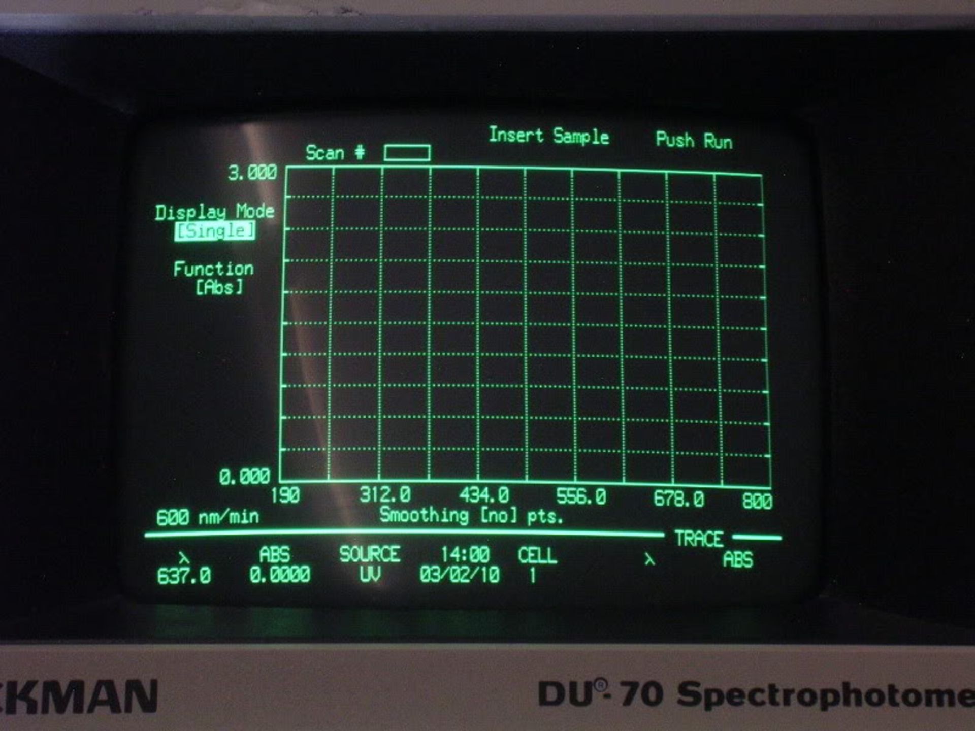 Beckman DU-70 Spectrophotometer, Qty 1, 320496598338 - Image 10 of 17
