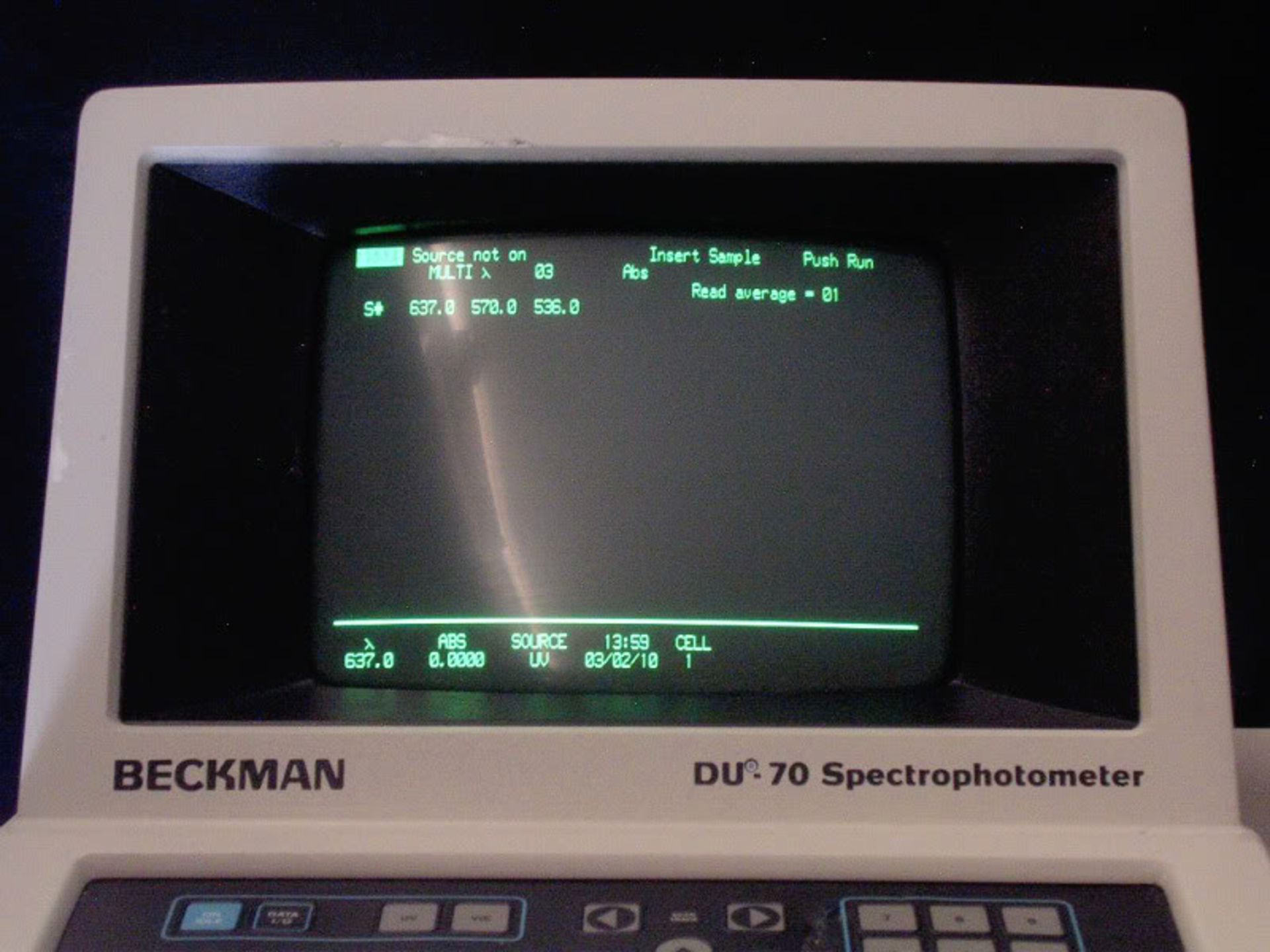 Beckman DU-70 Spectrophotometer, Qty 1, 320496598338 - Image 8 of 17