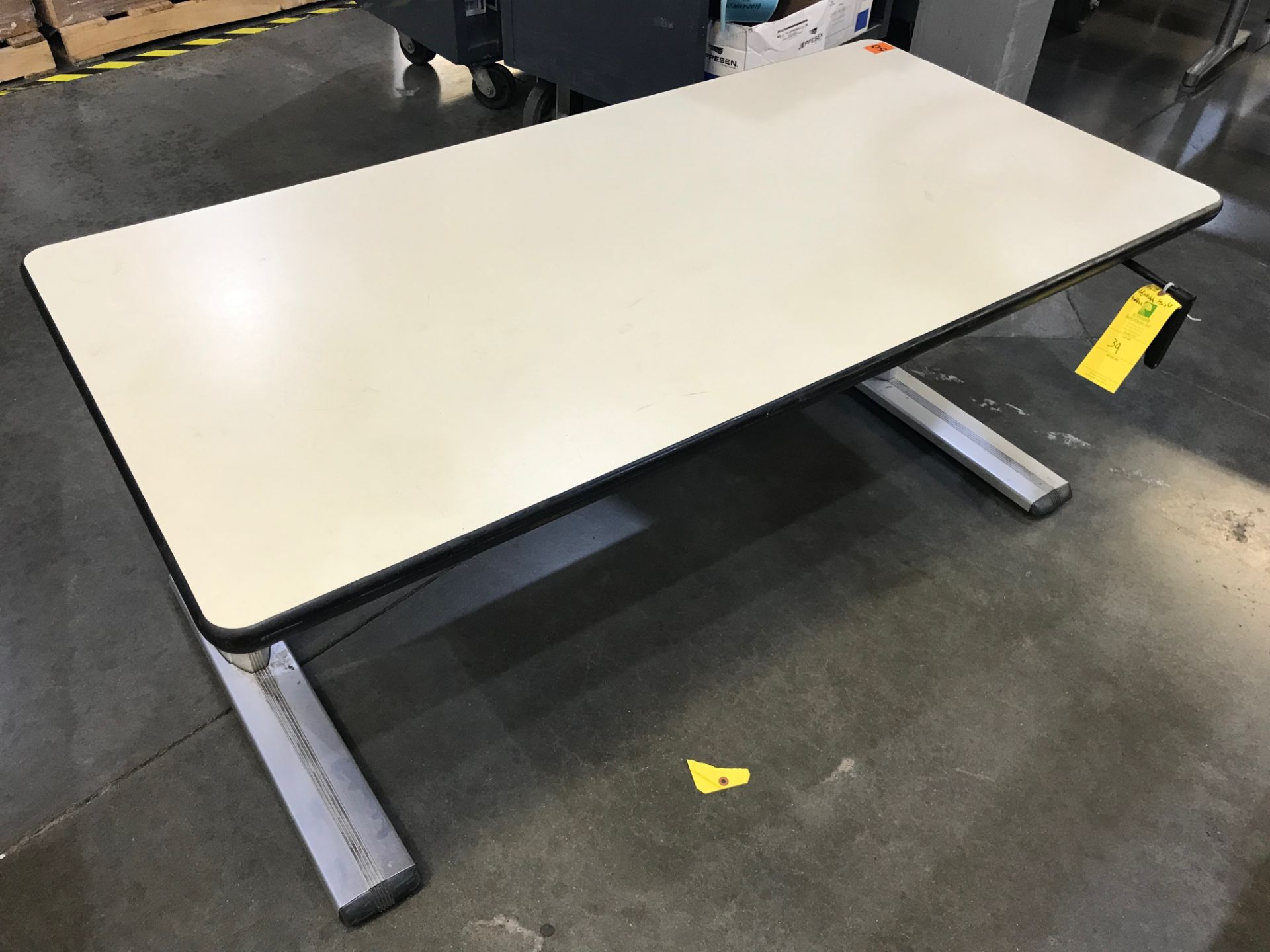 (24) Work Tables, Adjustable Height, Min Height 24 in, Max Height 34 in; 58 in long x 29 in wide