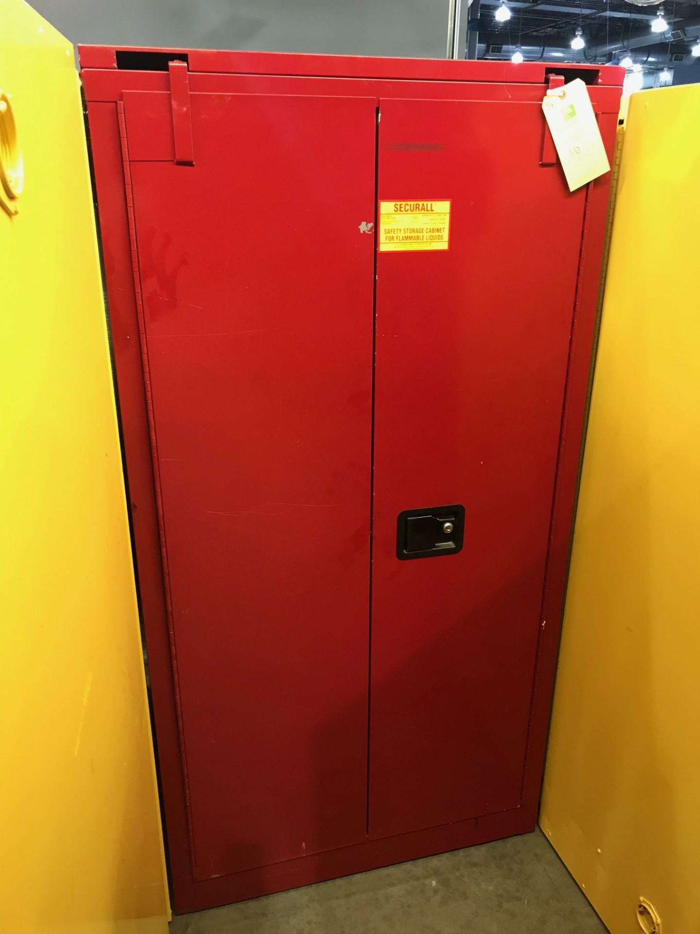 (4) Flammable Safety Cabinets: (3) 66 in tall x 34 in wide x 34 in deep; (1) 65 in tall x 31 in wide - Image 7 of 12