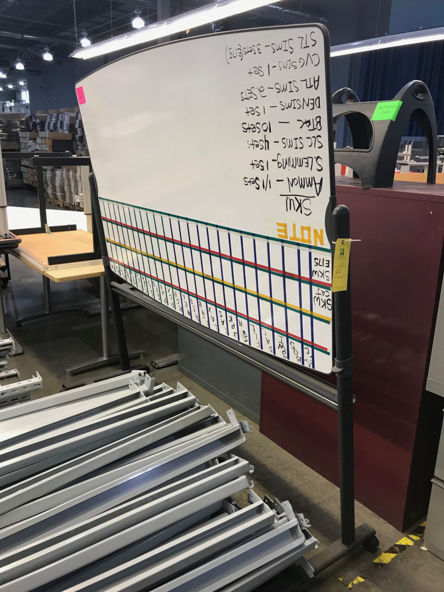 (9) Miscellaneous White Boards, (1) 6 ft wide x 44 in tall, Removal Fee: $30 - Image 2 of 8