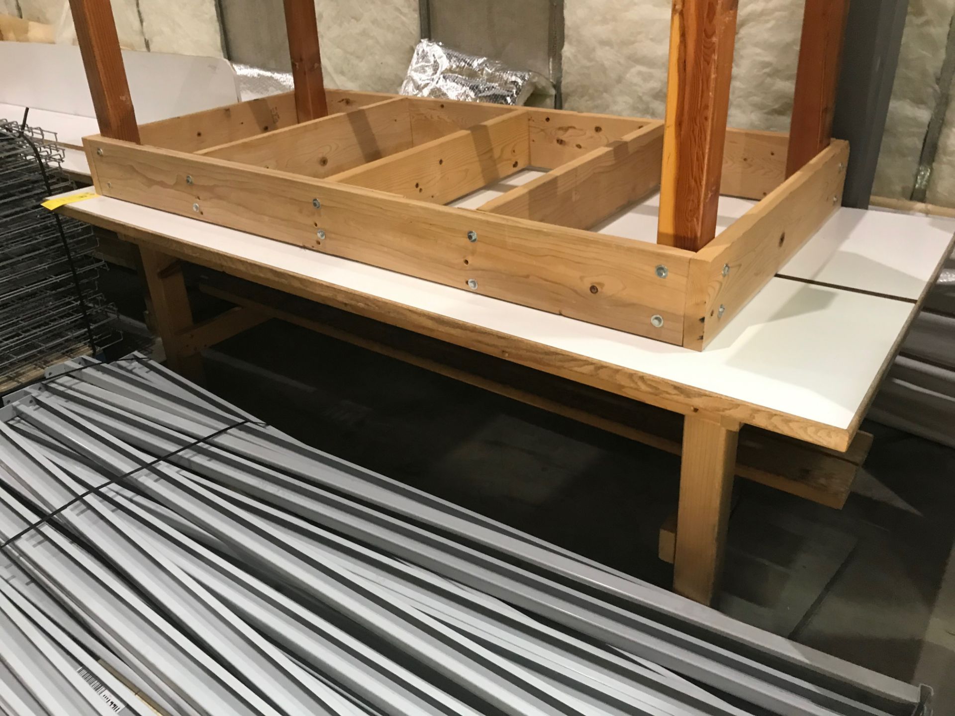 (4) Tables, 8 ft long x 44 in wide x 29 in tall, Removal Fee: $30 - Image 2 of 5