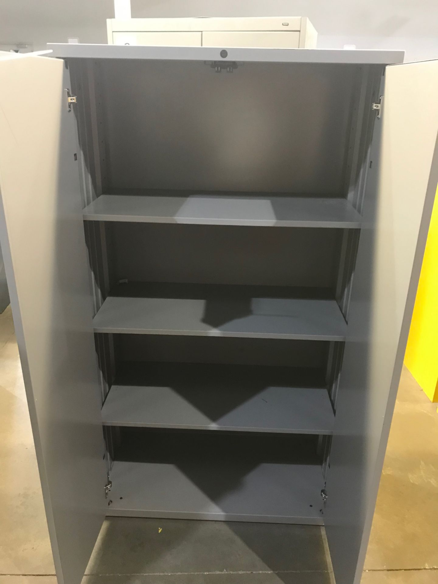(2) Storage Cabinets: 65 in tall x 3 ft wide x 18 in deep, Removal Fee: $30 - Image 2 of 6