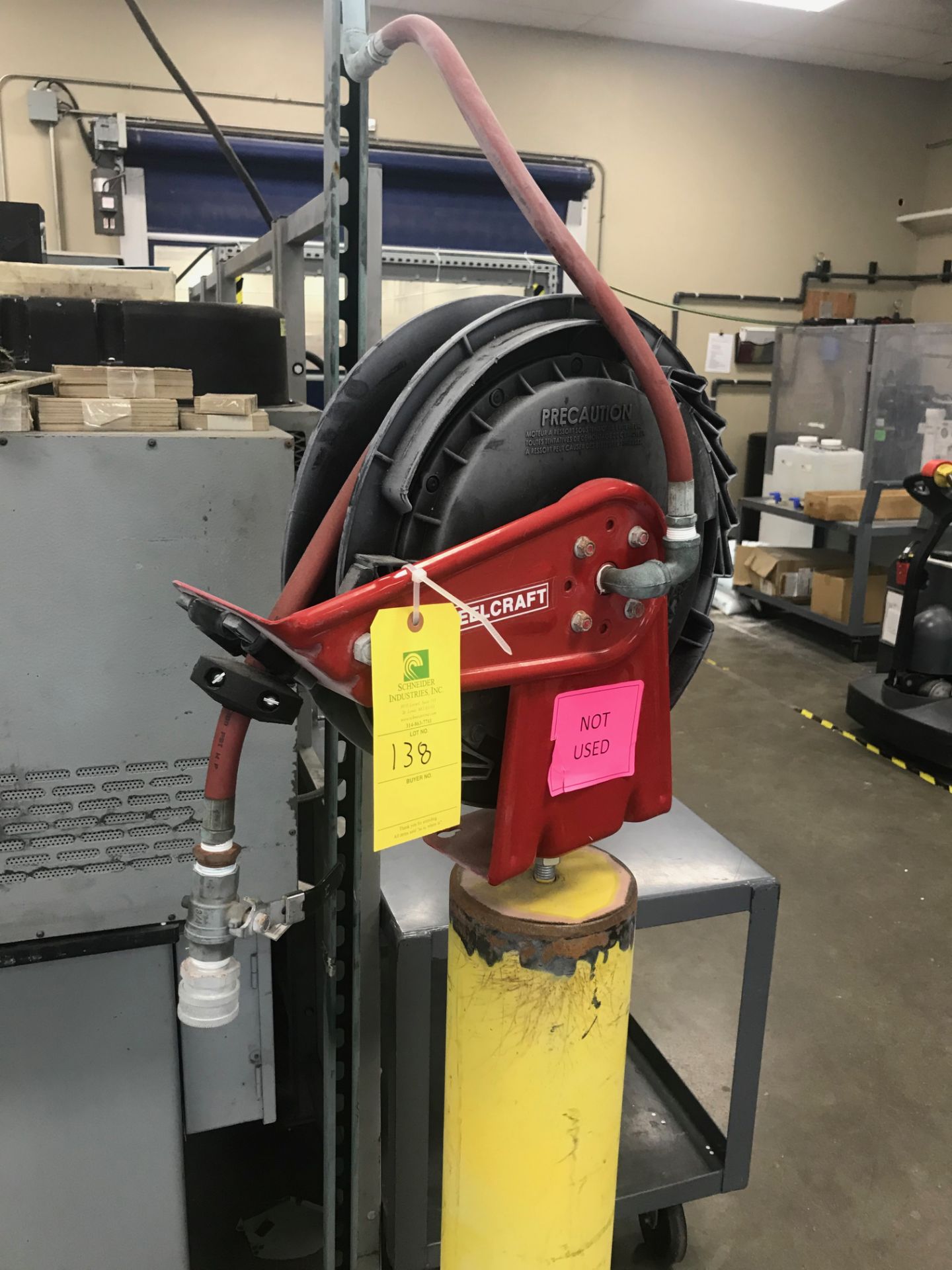 WheelCraft Air Hose Reel, Removal Fee: $20