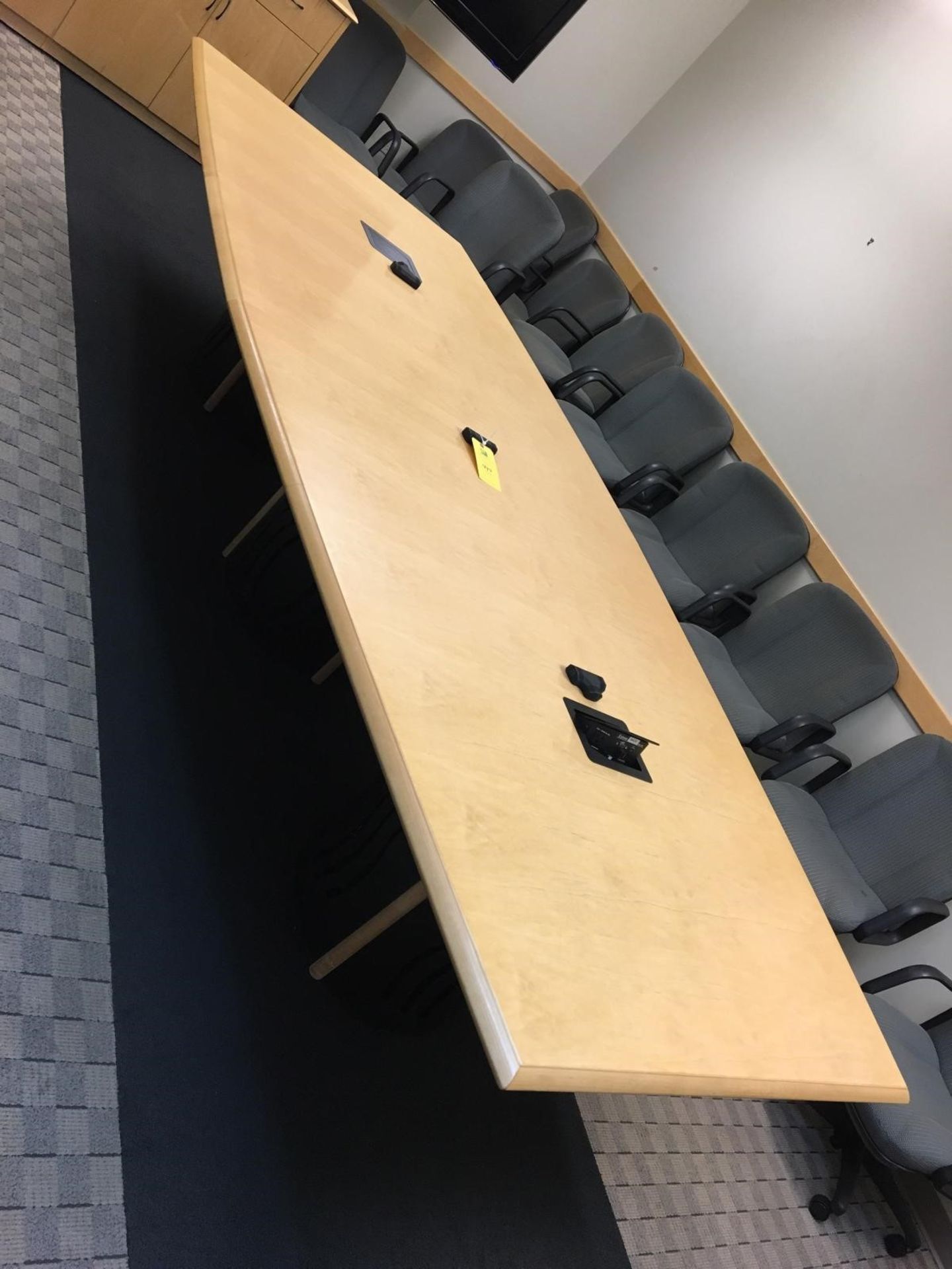 Conference Room Table, 11ft x 60” x 29”, Removal Fee: $20 - Image 3 of 6