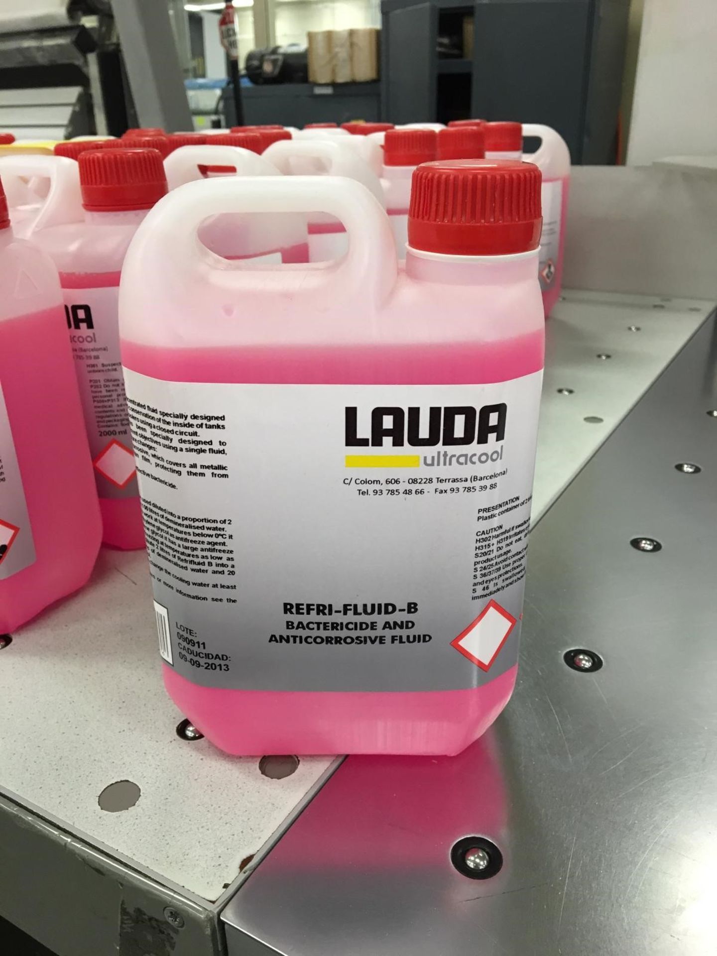 (25) Bottles of Lauda Ultracool Fluid, Refri-Fluid-B, Bactericide and Anticorrosive Fluid, Removal F - Image 5 of 5